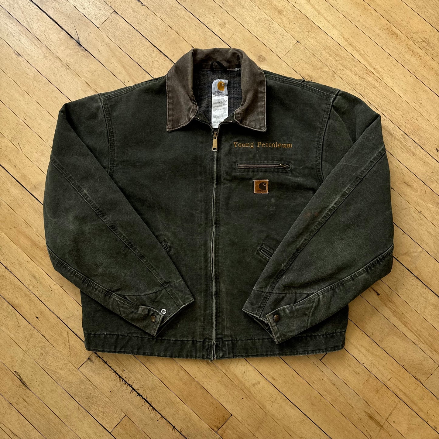 Vintage Olive Carhartt Detroit Jacket Sz XL