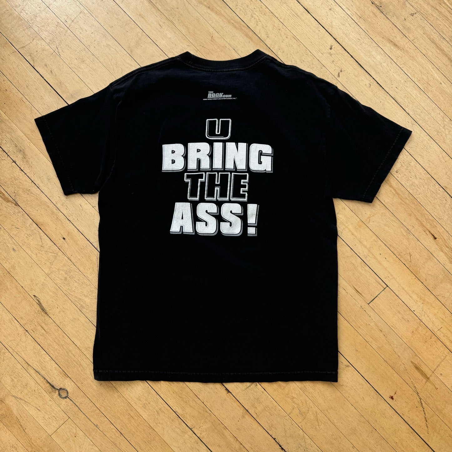 Vintage WWE The Rock T-shirt Sz L