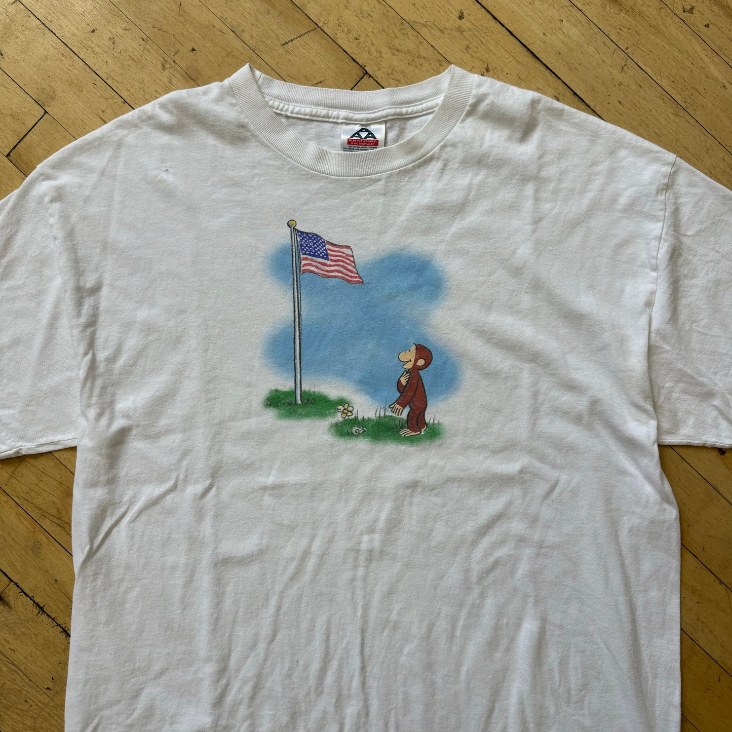 Vintage Curious George T-shirt Sz XL