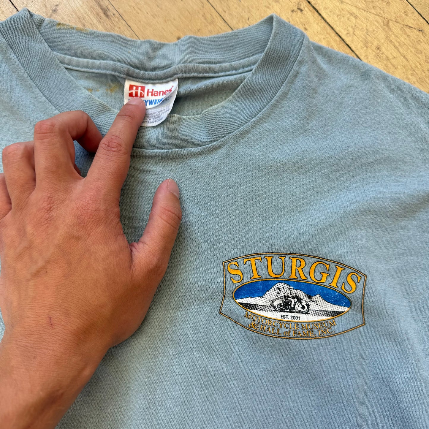 Vintage Sturgis Roughriders T-shirt Sz L