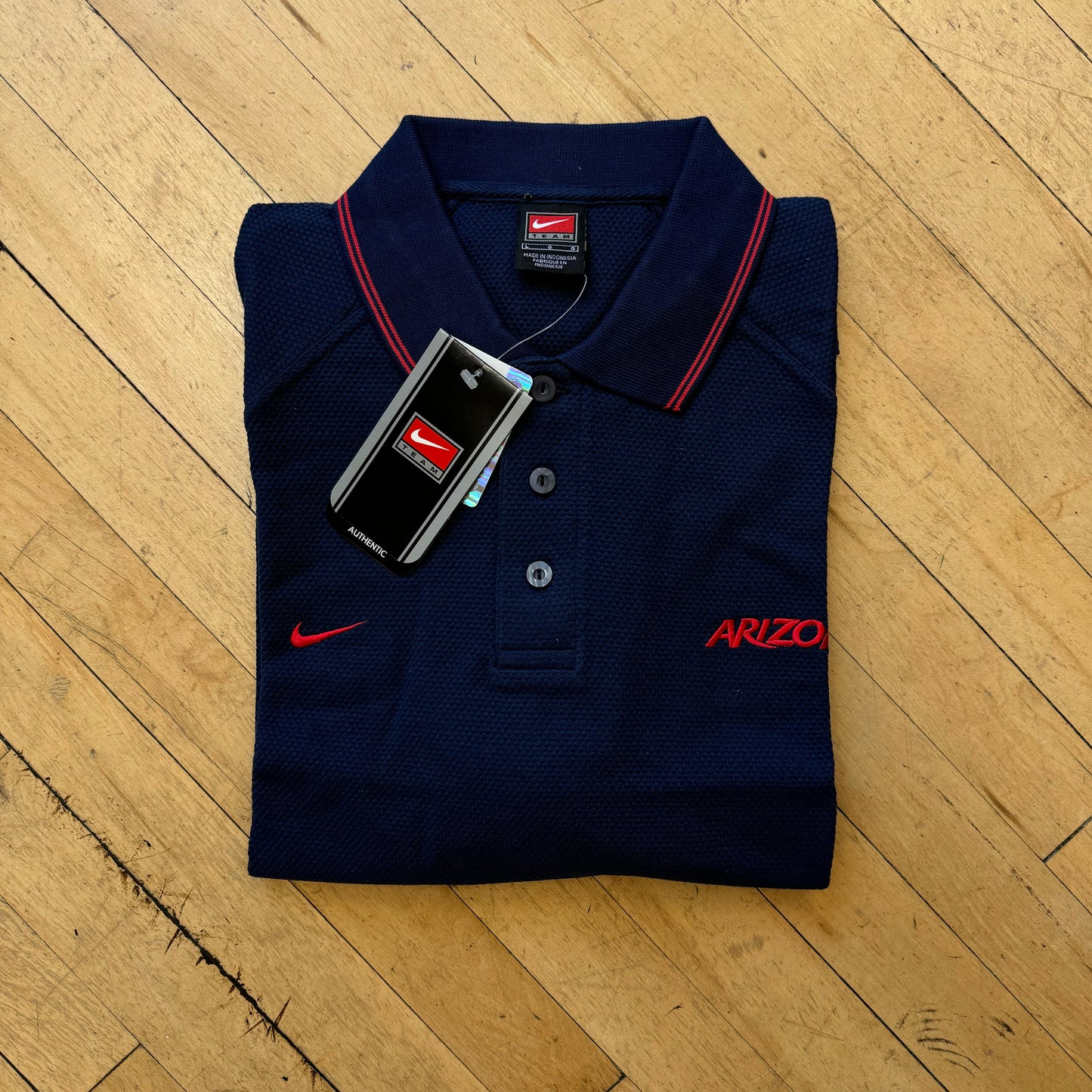 Vintage Arizona Nike Team Polo T-shirt Sz L