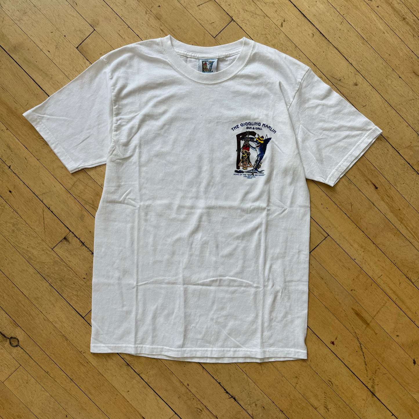 Vintage Giggling Marlin Bar T-shirt Sz M