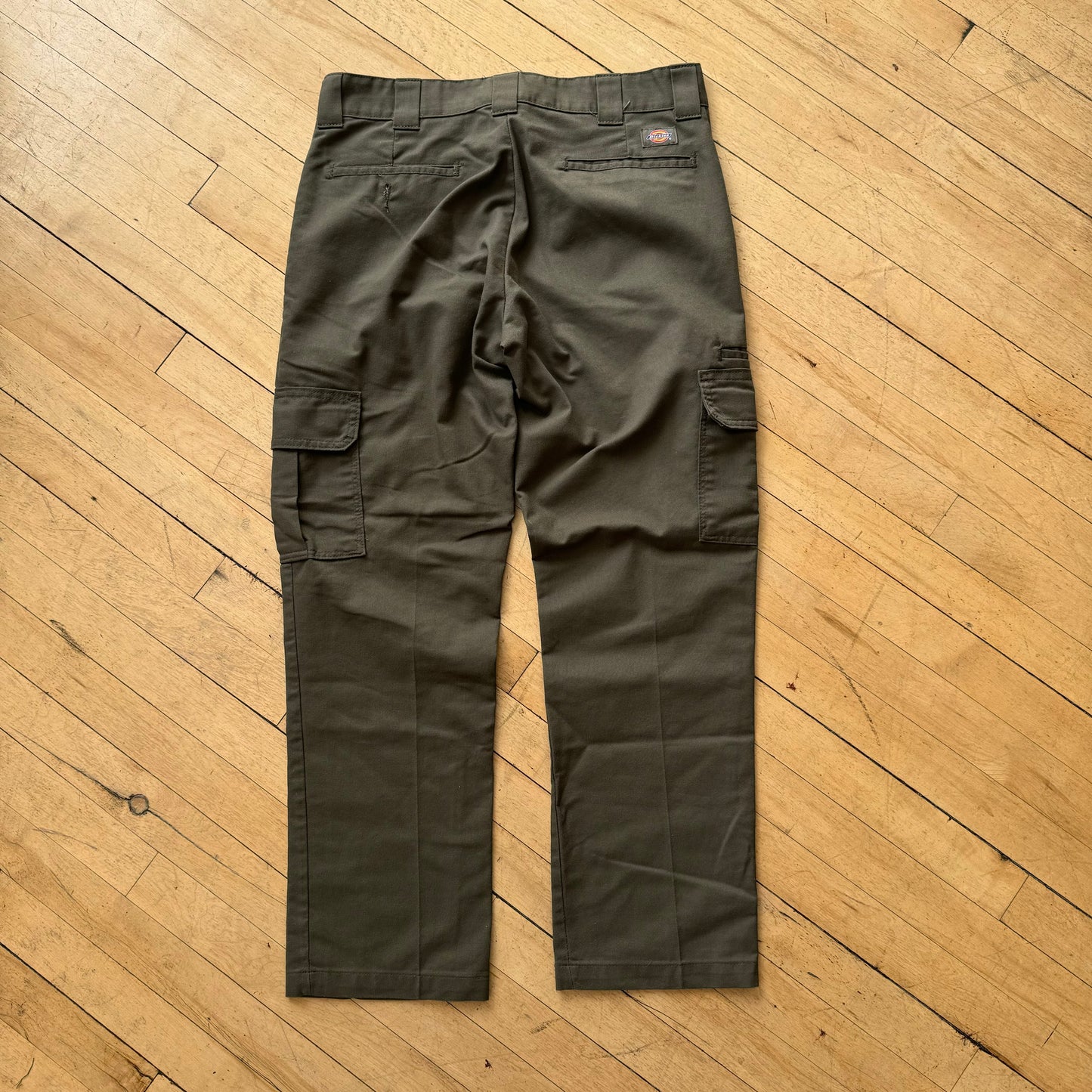 Y2K Olive Dickies Kahki Cargo Pants Sz 34x30