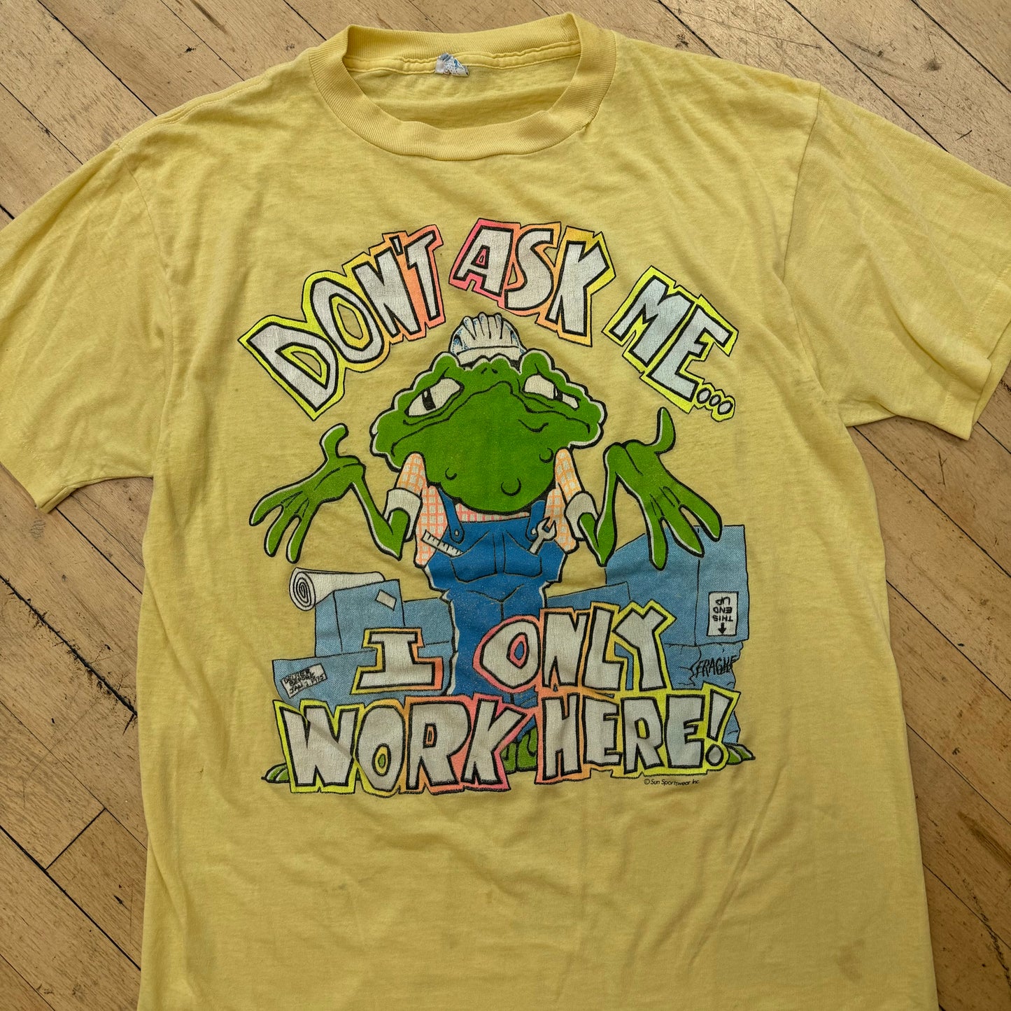 Vintage Don’t Ask me Questions T-shirt Sz L