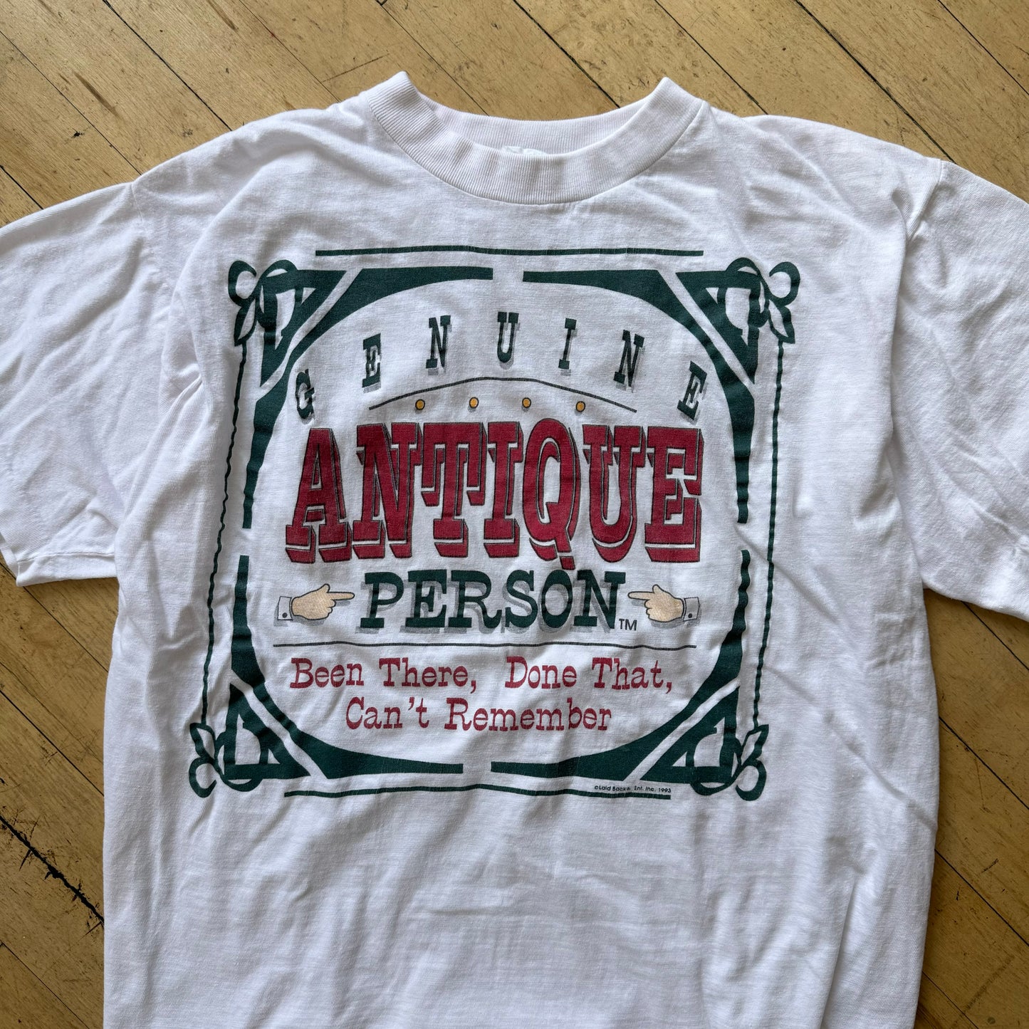 Vintage Genuine Antique Person T-shirt Sz M