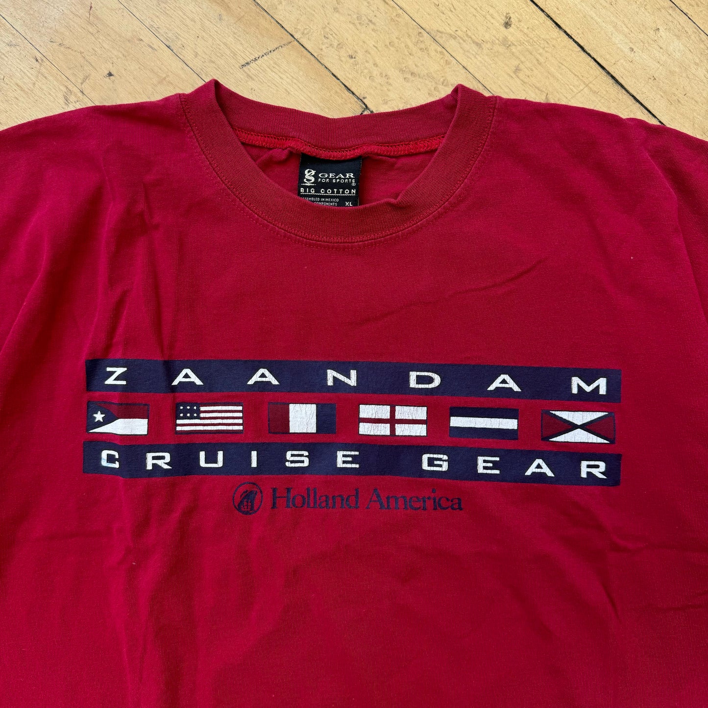 Vintage Zaandam Cruise Gear T-shirt Sz L