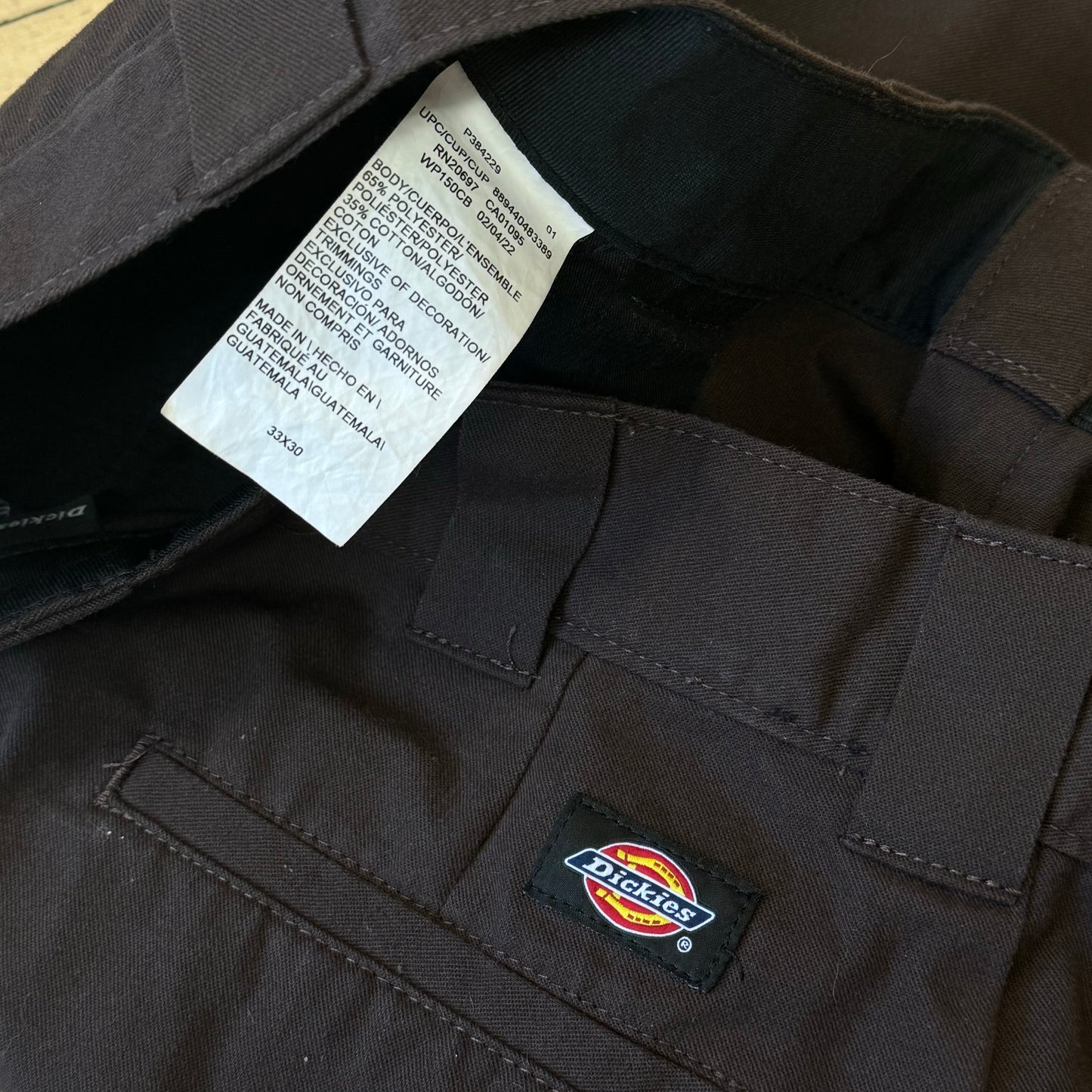 Vintage Dickies Brown Khaki Pants Sz 33x30