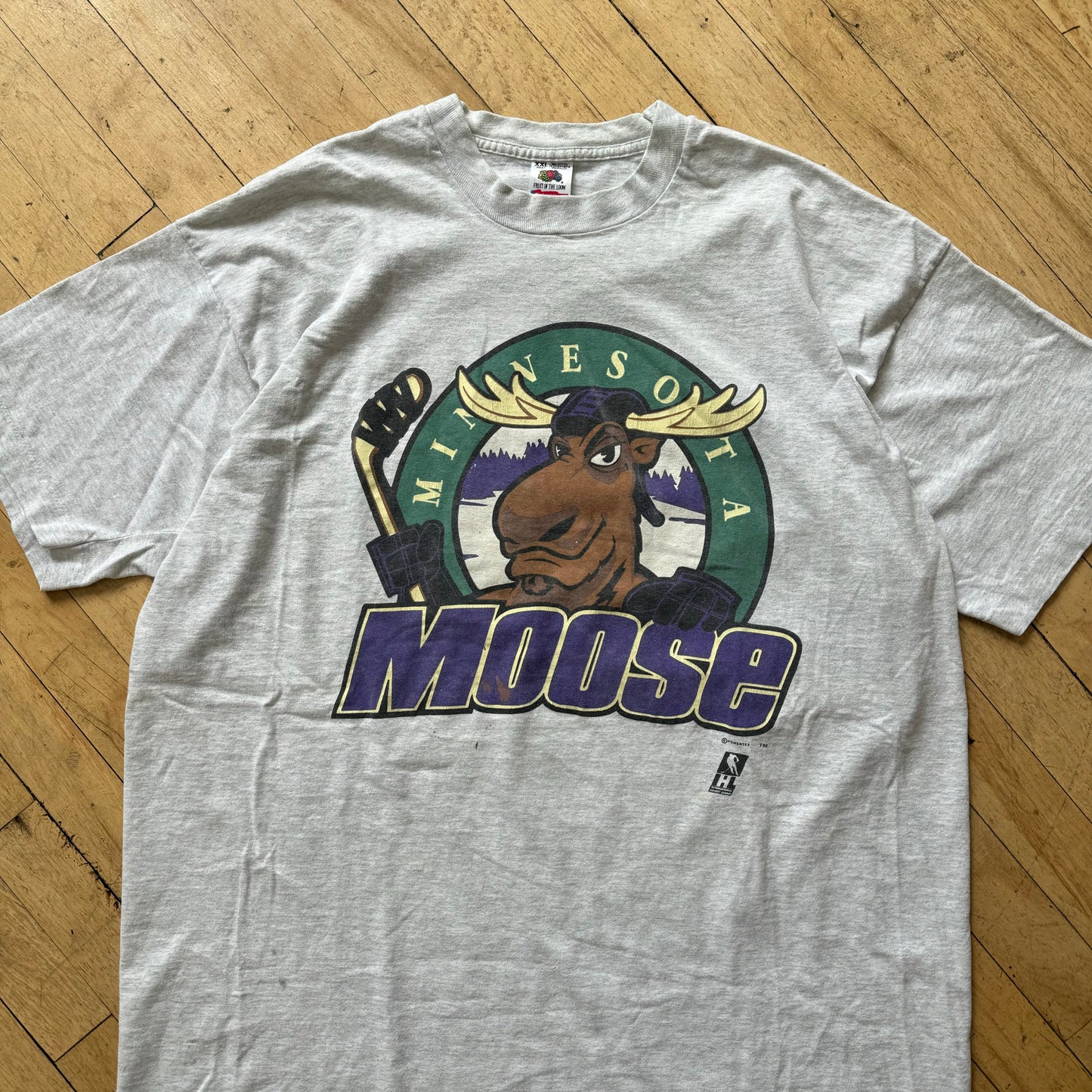 Vintage Minnesota Moose Hockey T-shirt Sz XXL