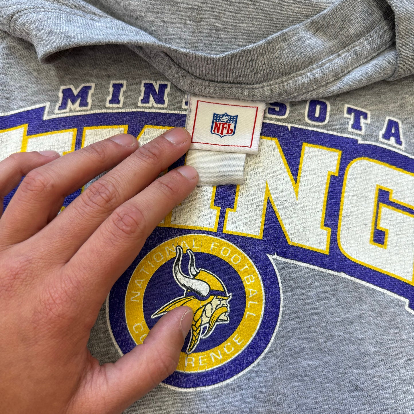 Vintage Minnesota Vikings NFL T-shirt Sz XL