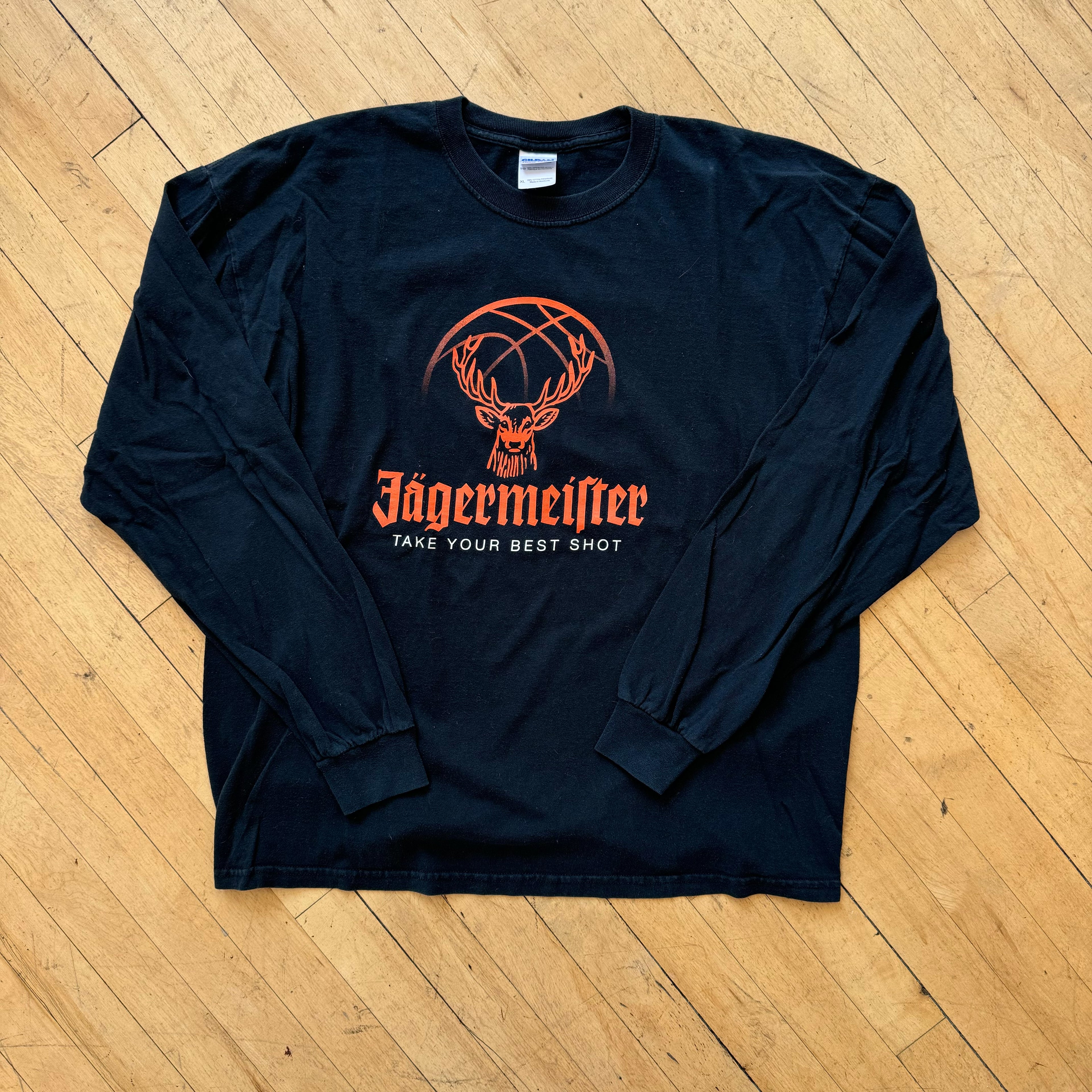 Vintage Jaggermeitier Shot T-shirt Sz XL