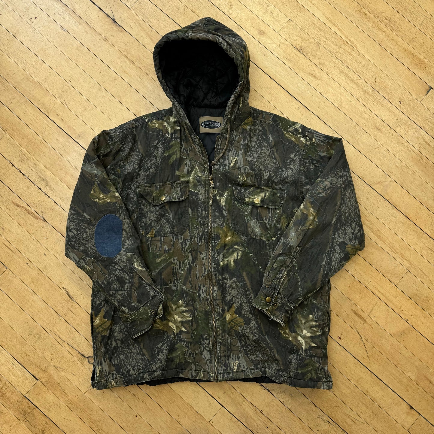 Y2K Camo Canyon Guide Workwear Jacket Sz L