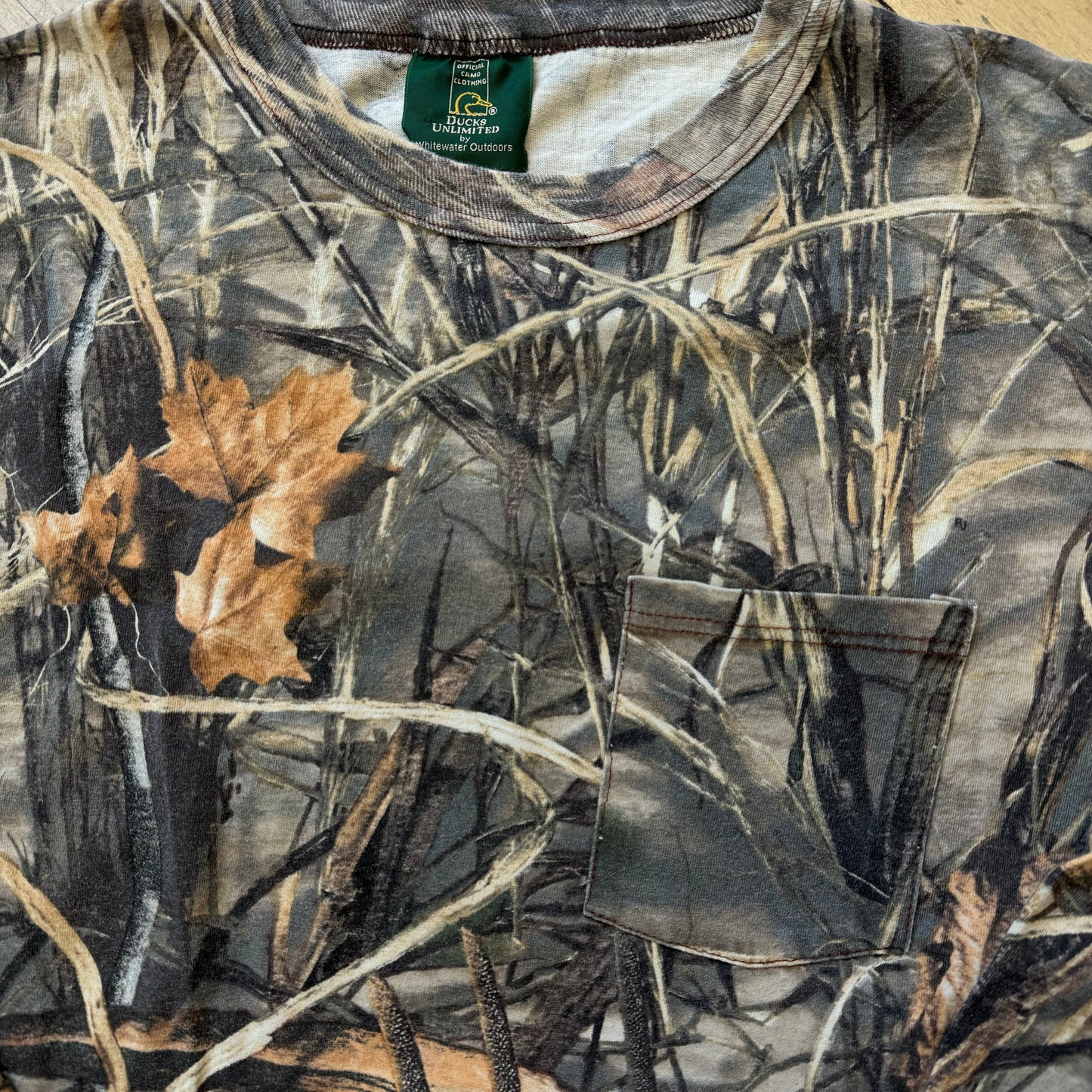 Vintage Camo Ducks Unlimited T-shirt Sz XL