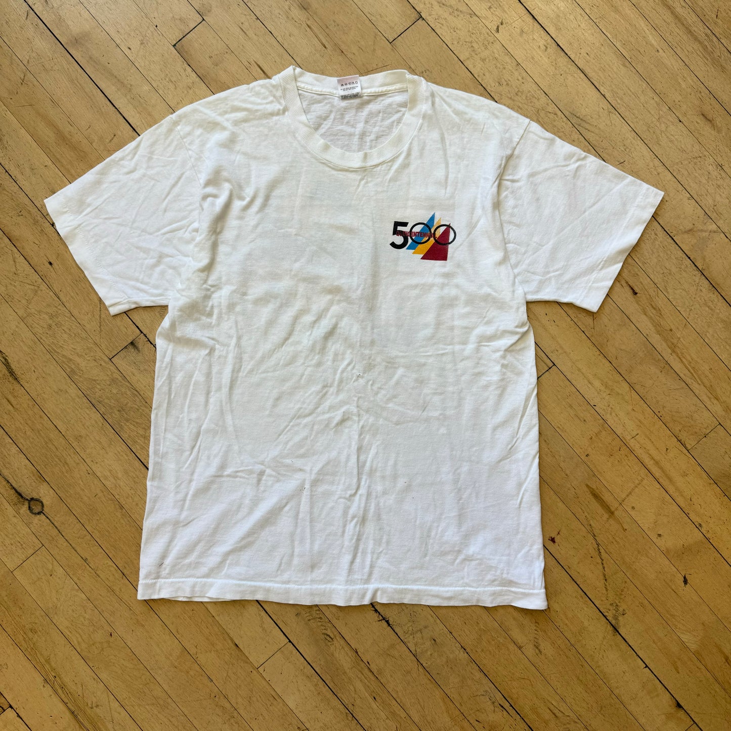 Vintage 500 Quincentennial Runaround T-shirt Sz L