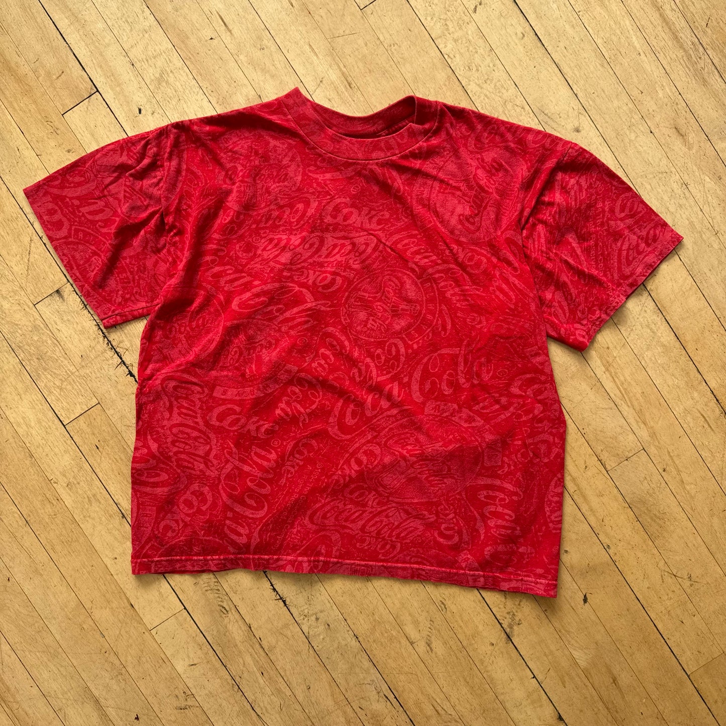 Vintage AOP Coca Cola T-shirt Sz M