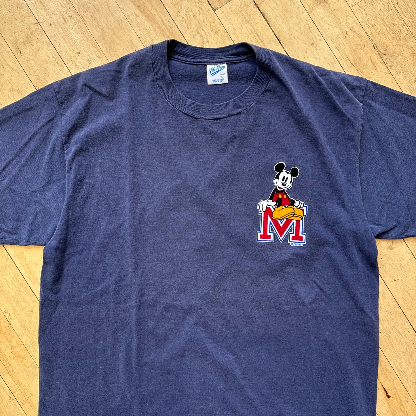 Vintage Simple Mickey Mouse T-shirt Sz L