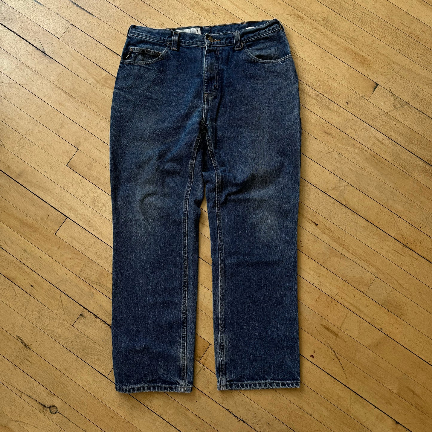 Carhartt Fr Dark wash Denim Jeans Sz 34x32