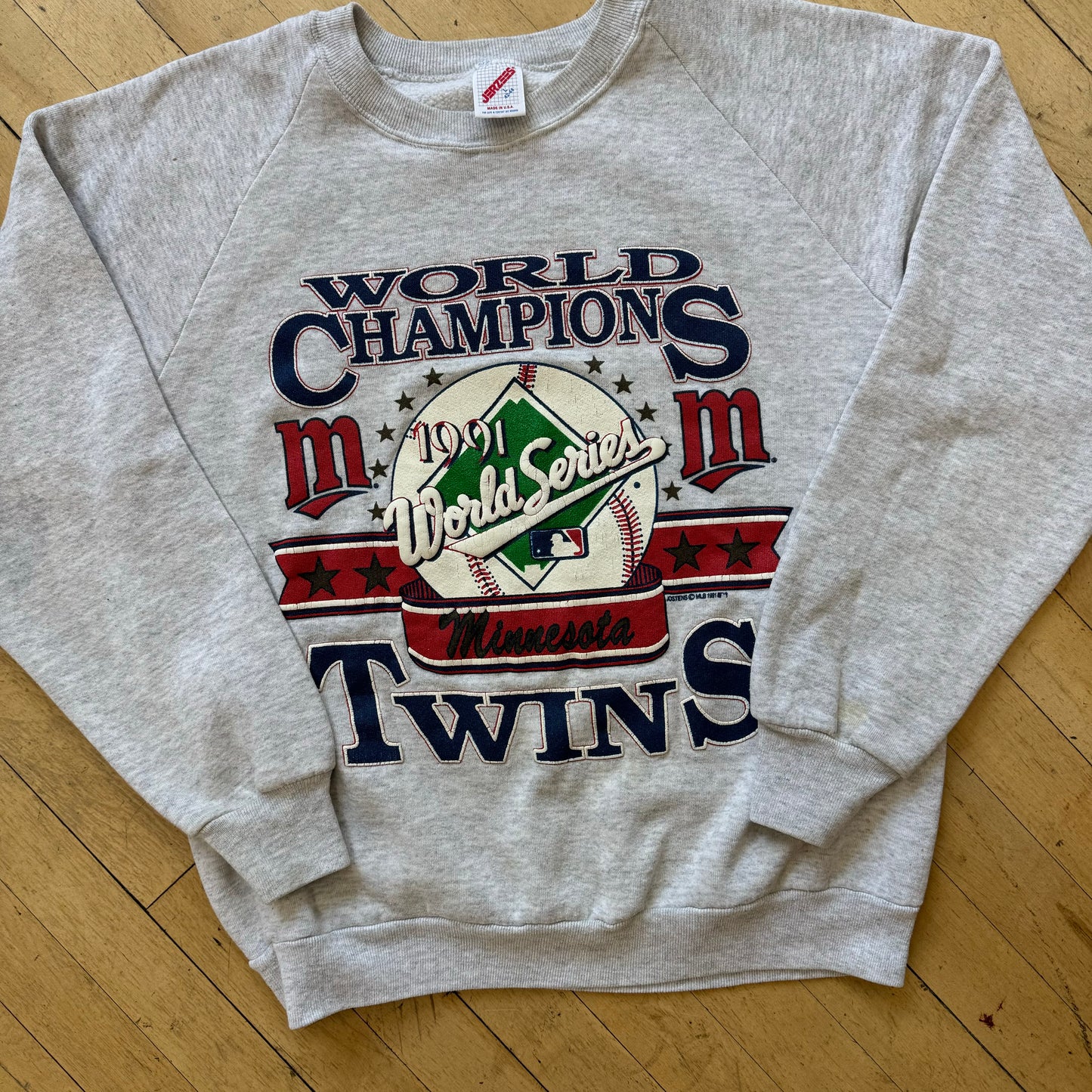 Vintage Twins World Series CrewNeck Sz L