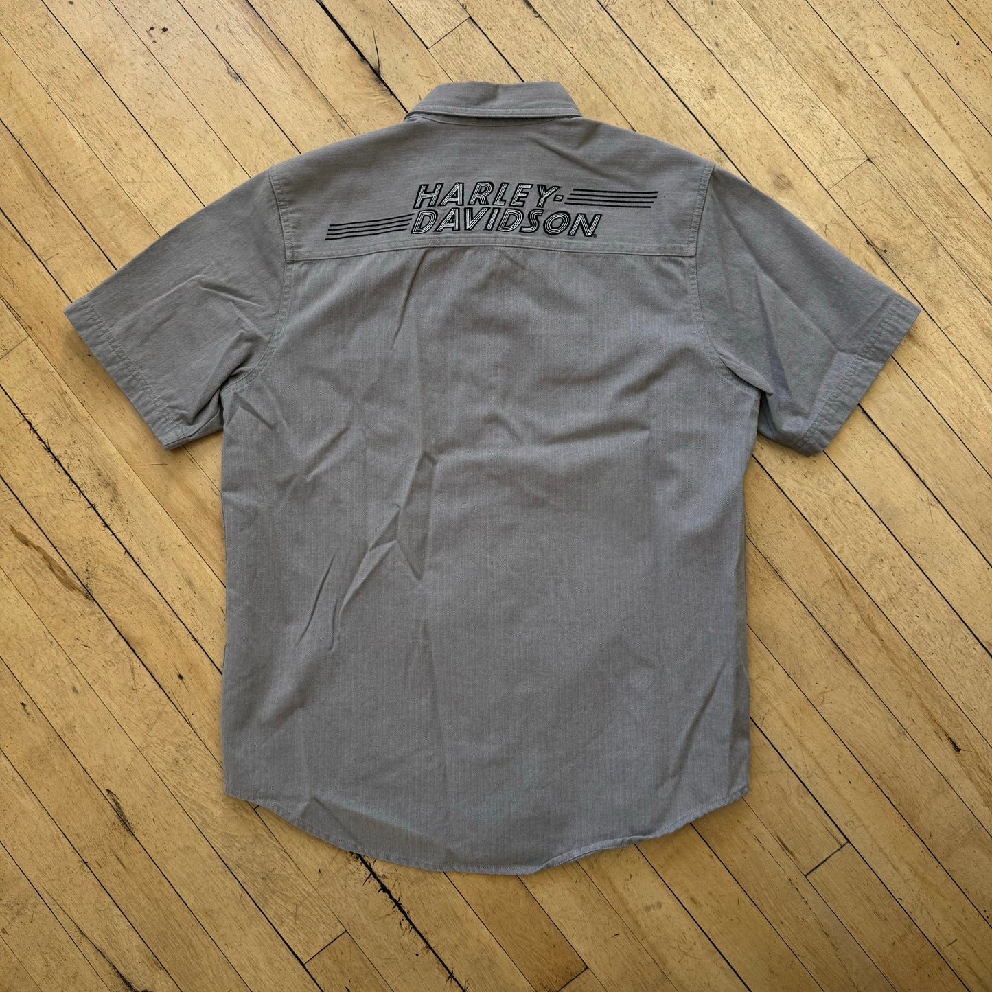 Harley Davidson Button Up T-shirt Sz M