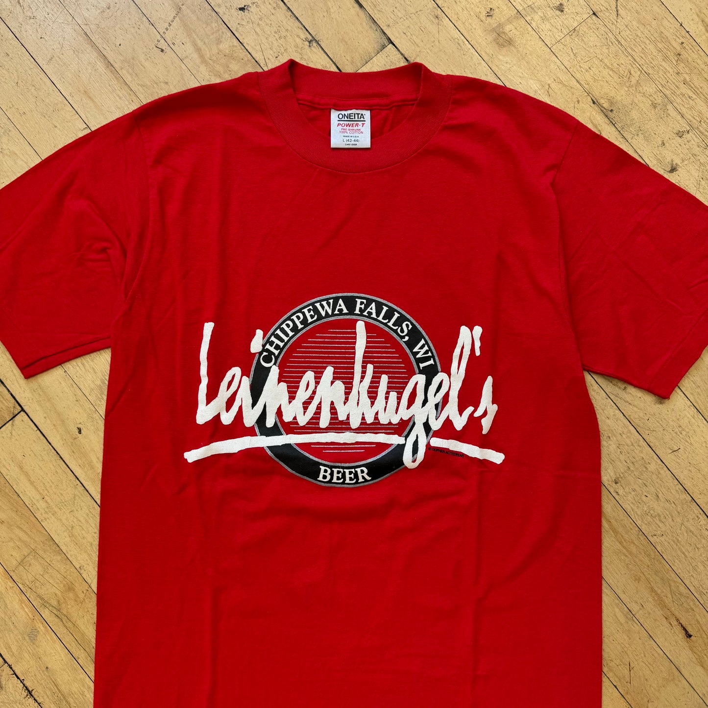 Vintage Chippewa Falls WI Beer T-shirt Sz L