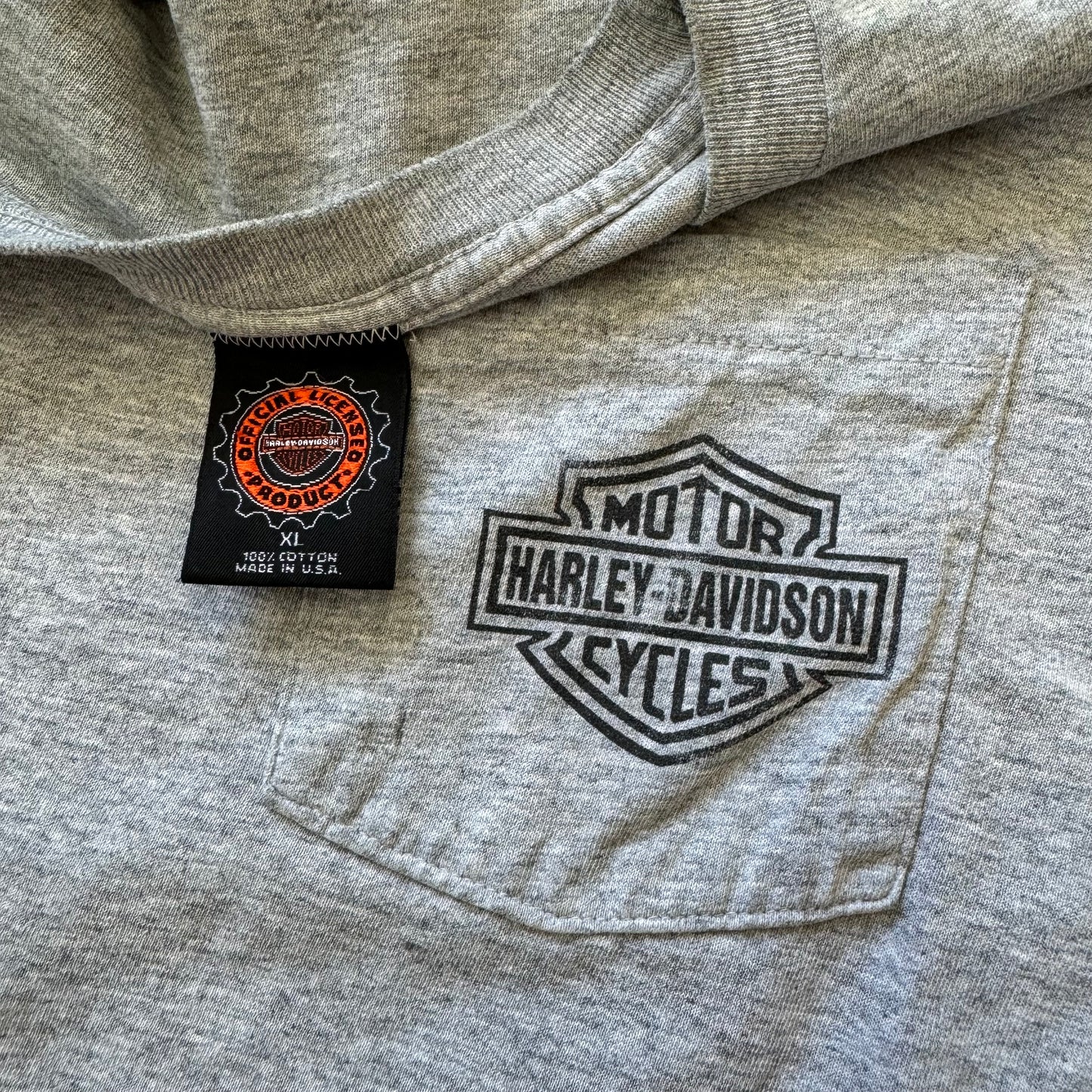 Vintage Harley Davidson Pocket T-shirt Sz L