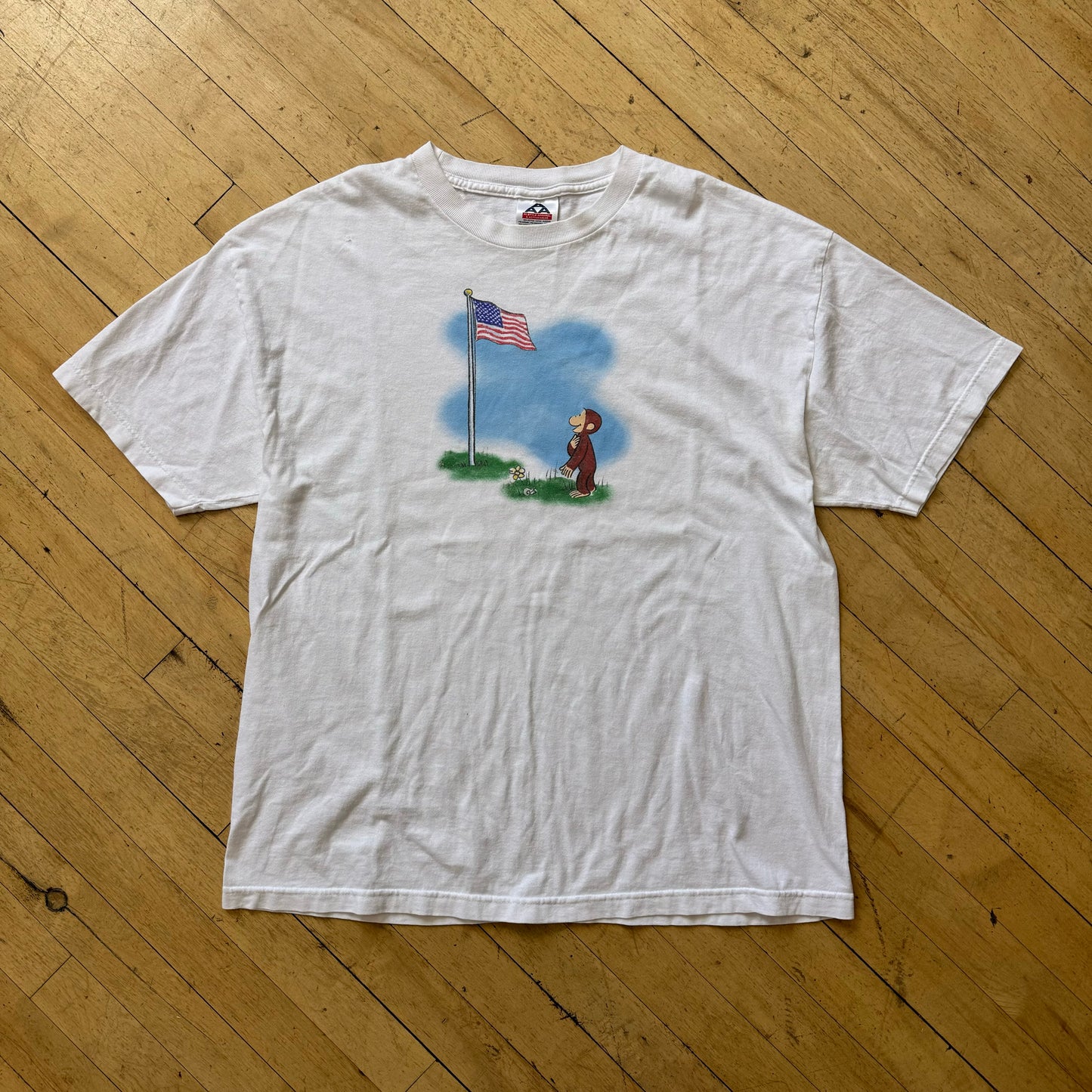 Vintage Curious George T-shirt Sz XL