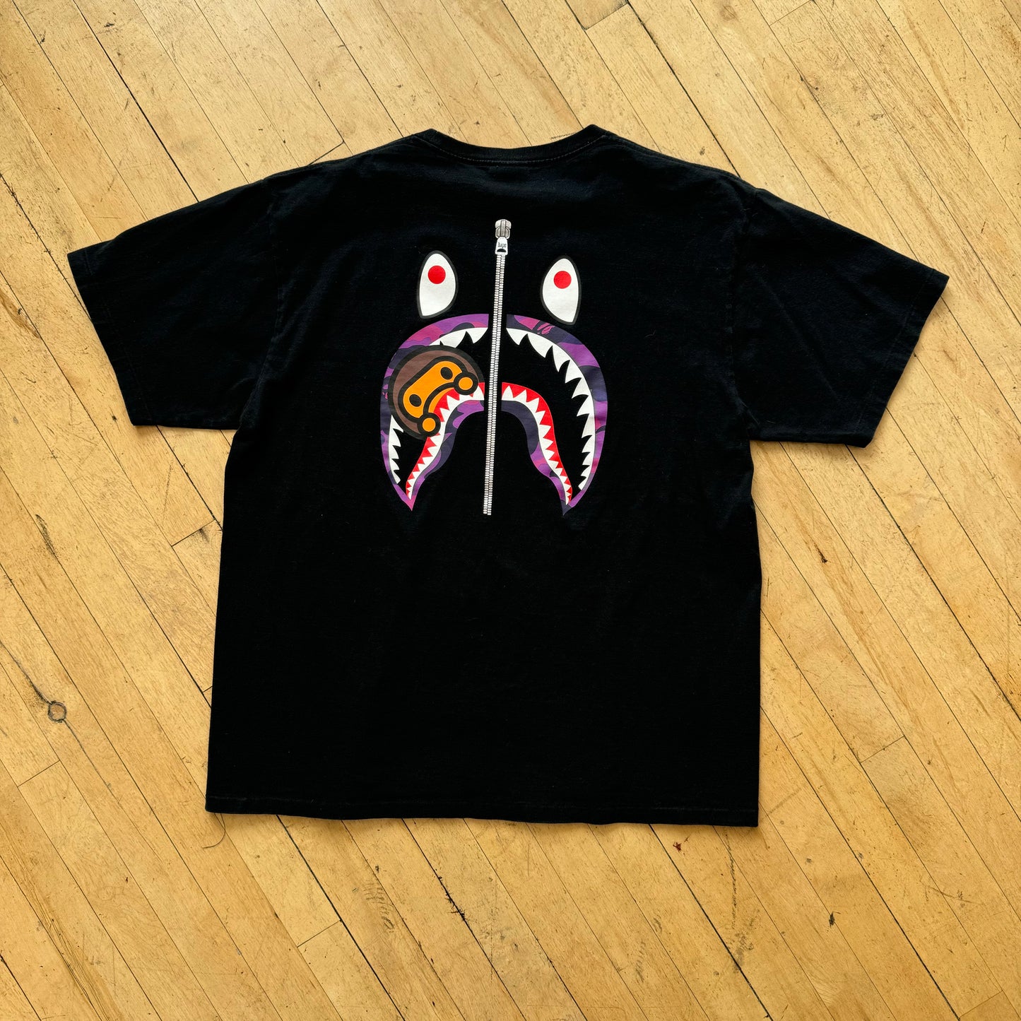 Bape WGM Shark T-shirt Sz XXL