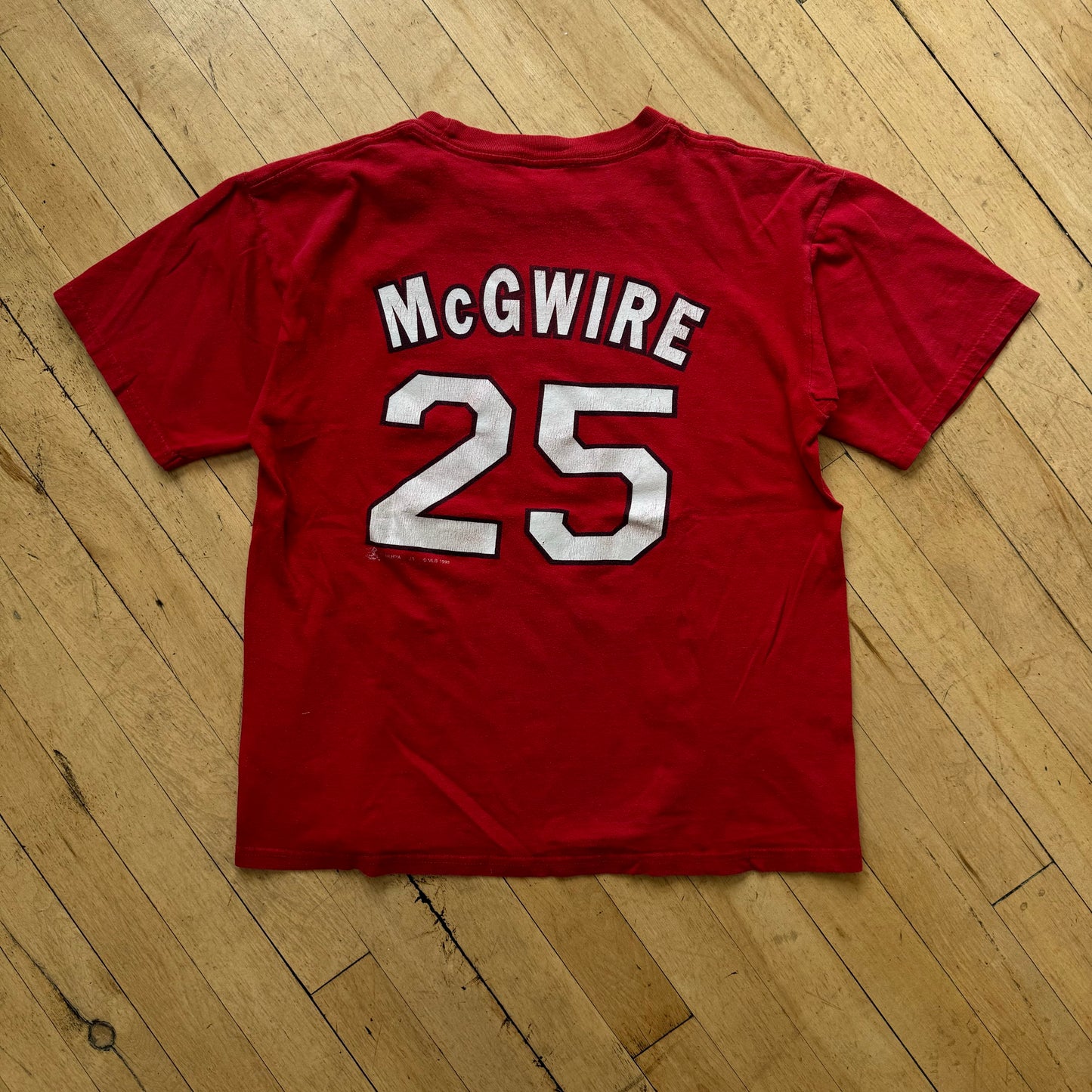 Vintage Cardinals Mark McGwire T-shirt Sz YTH XL