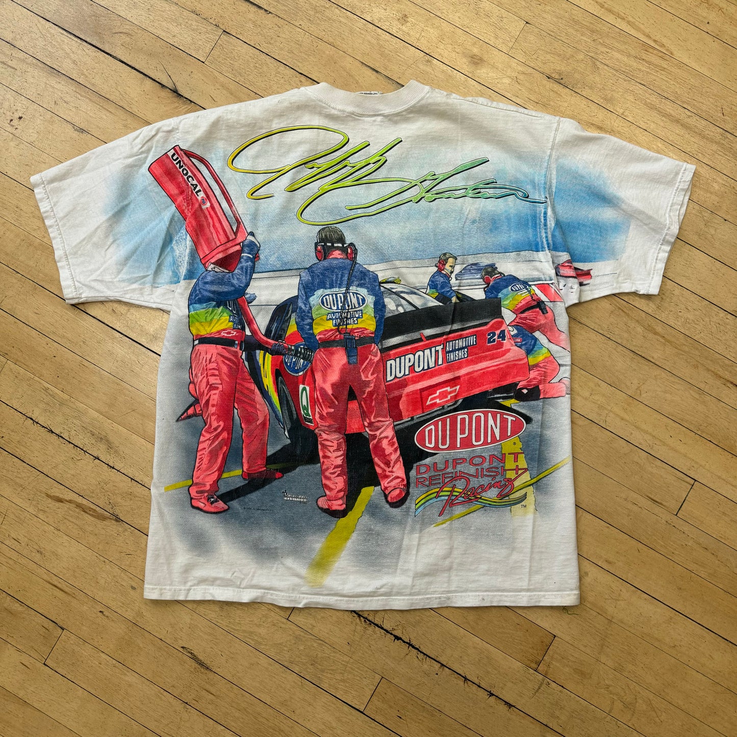 Vintage Jeff Gordon AOP Nascar T-shirt Sz XL