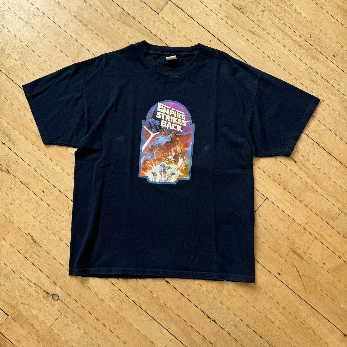 Vintage Star Wars Enemy Strikes Back T-shirt Sz XL