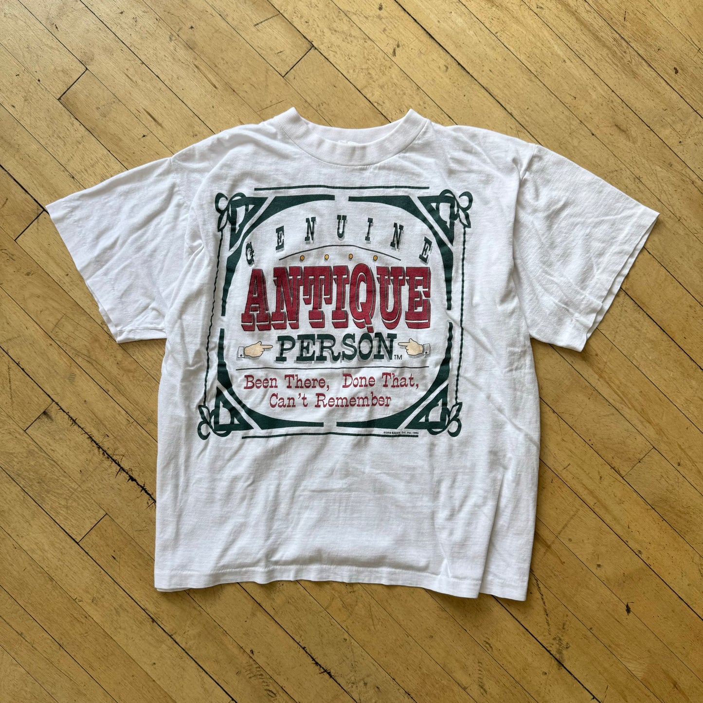 Vintage Genuine Antique Person T-shirt Sz M