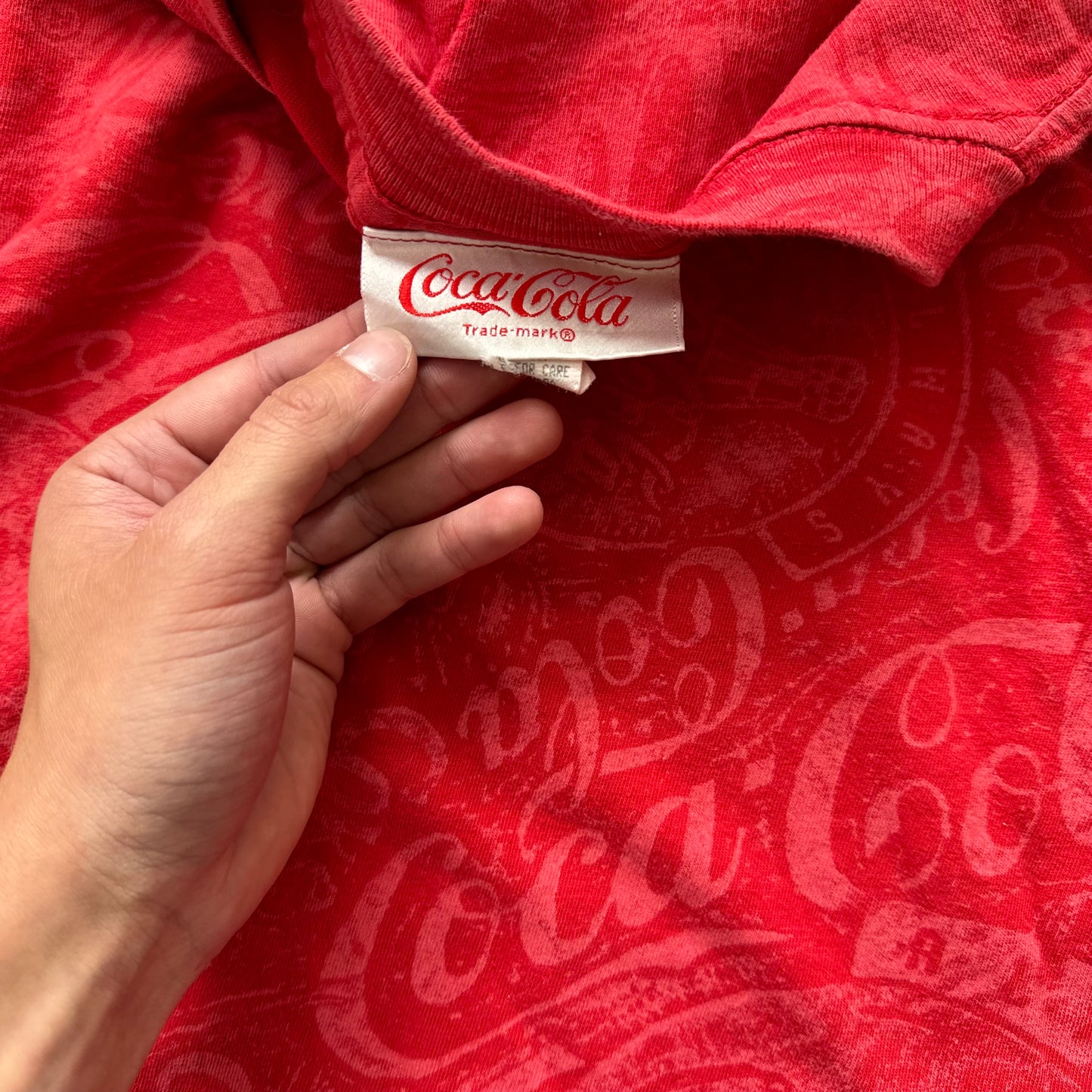Vintage AOP Coca Cola T-shirt Sz M