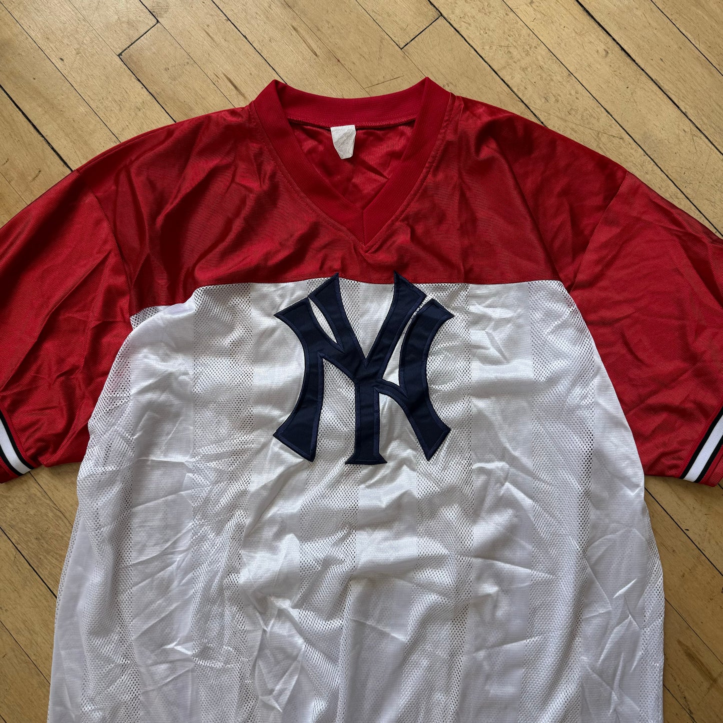 Vintage Embroidered Yankees Jersey Sz XXL