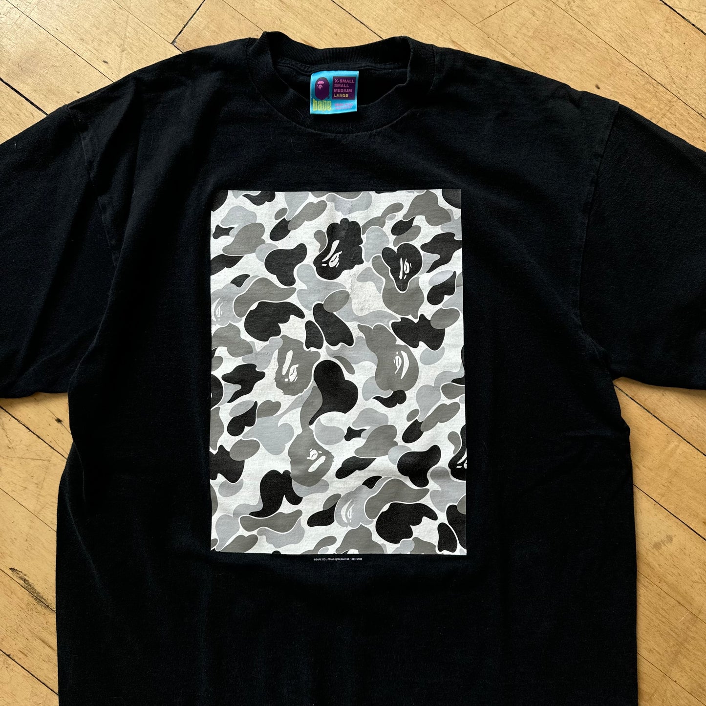 Vintage Bape Camo T-shirt Sz L