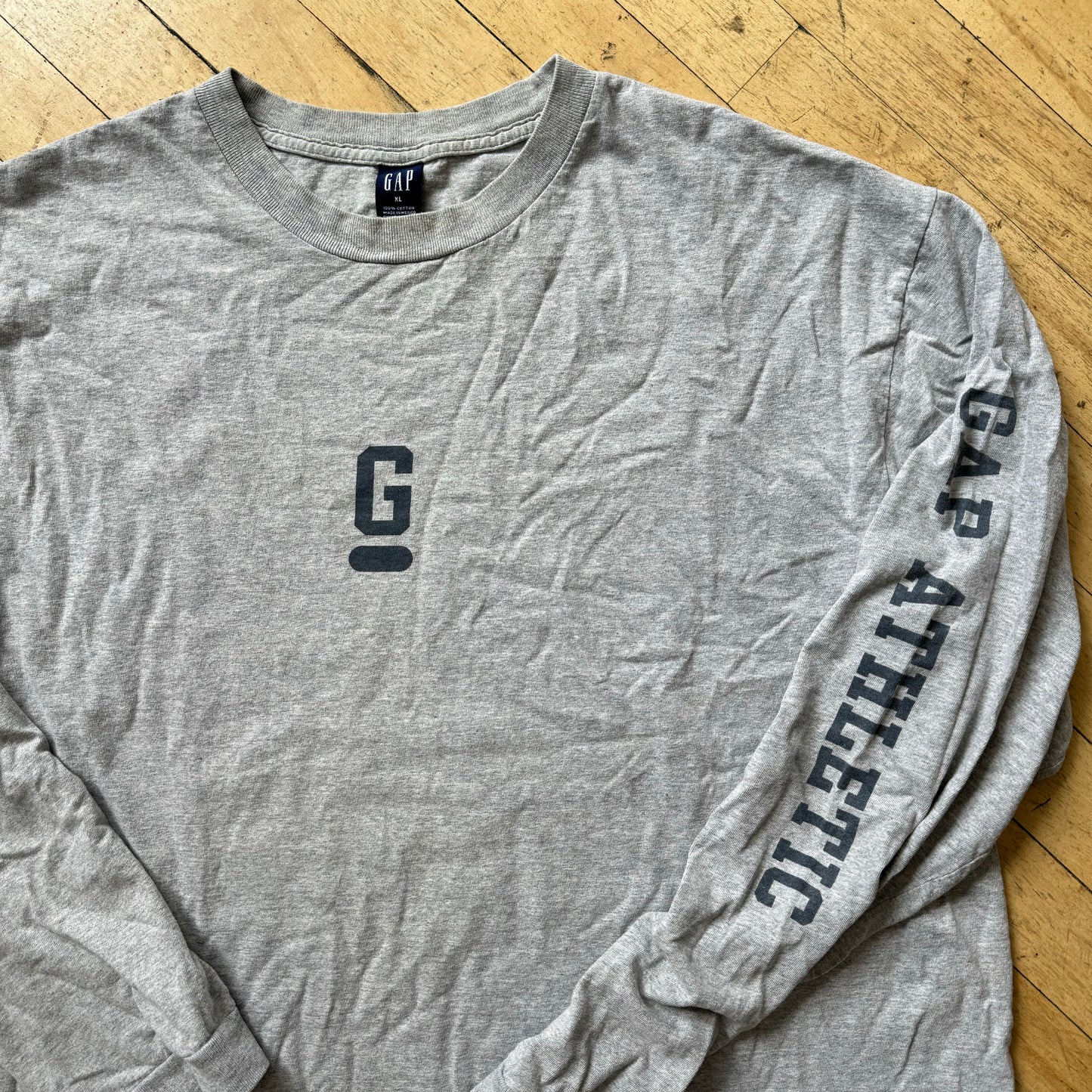Vintage Gap Athletic Long Sleeve T-shirt Sz XL