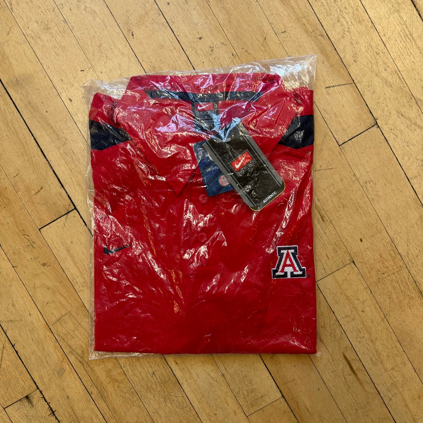 Vintage Team Nike Arizona Polo T-shirt Sz L