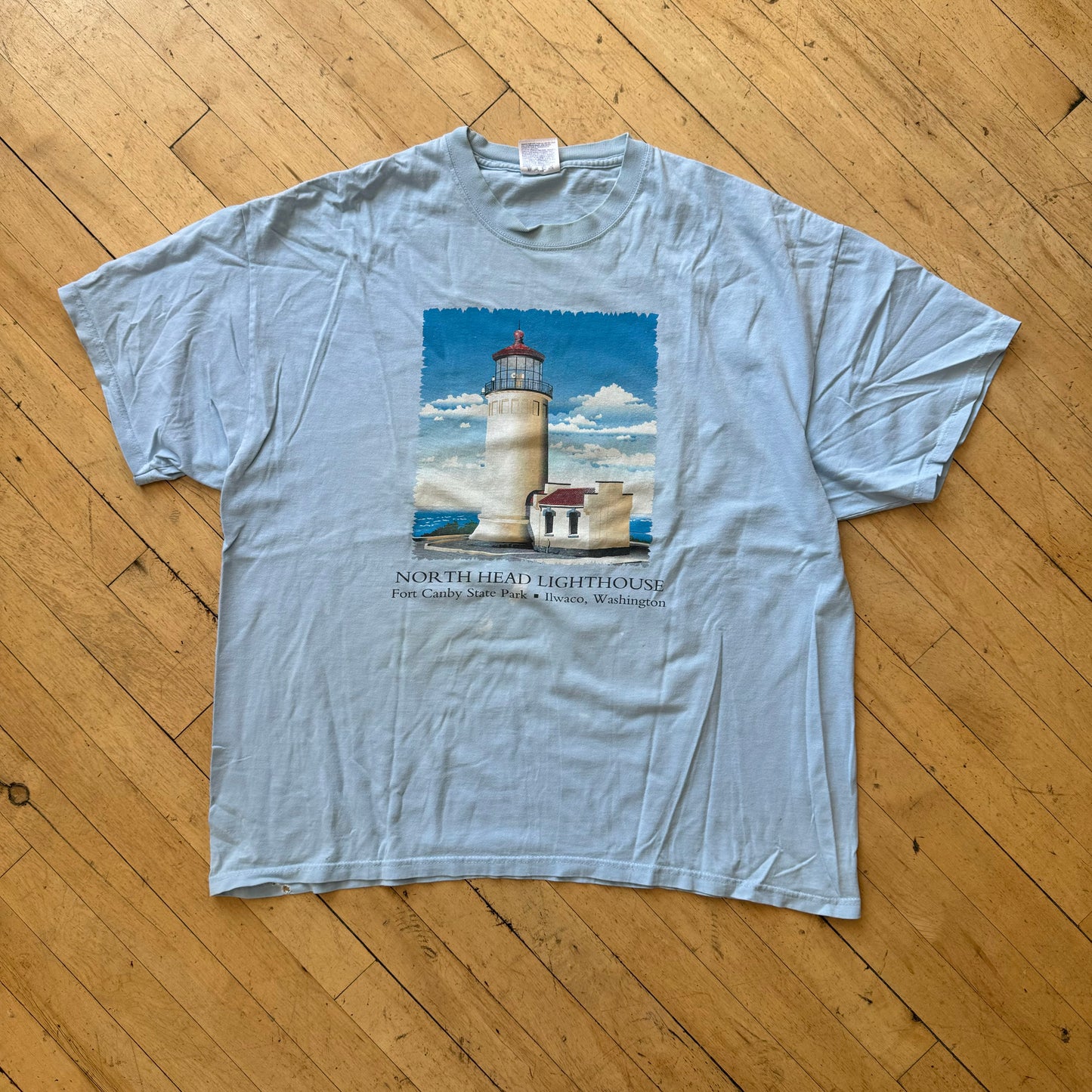 Vintage North Head Lighthouse T-shirt Sz XXL
