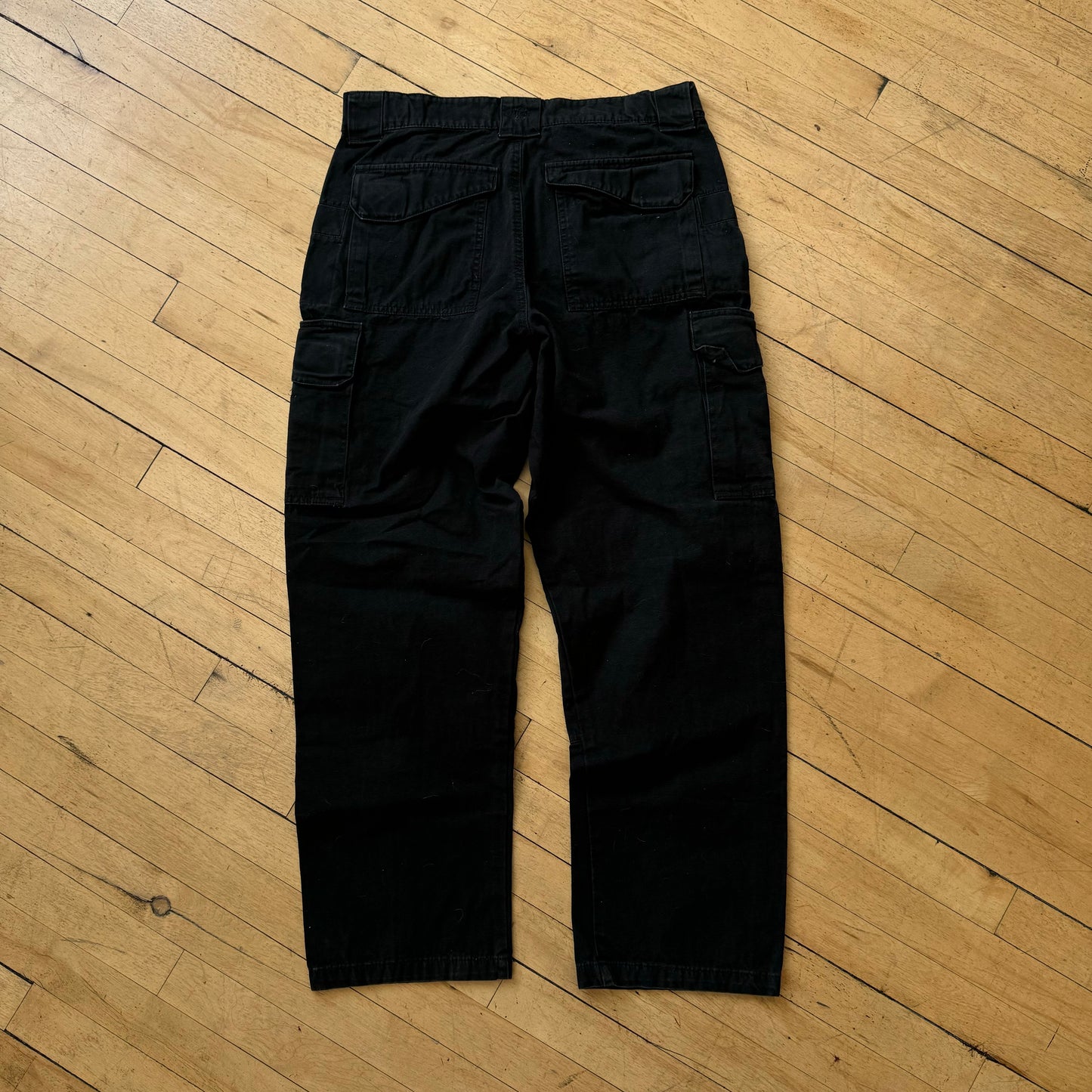 Vintage True-Spec Black Cargo Khaki Pants Sz 34