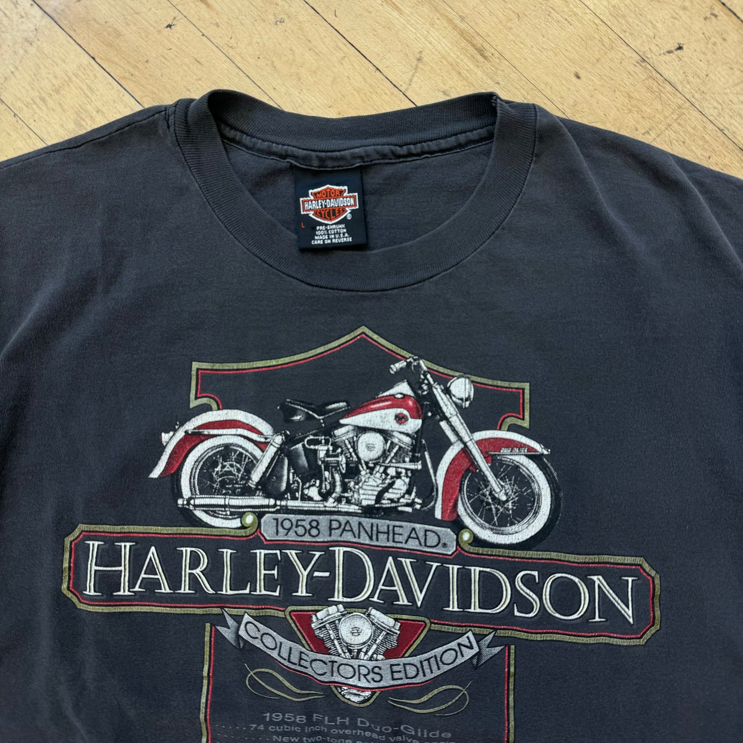 Vintage Harley Davidson Green River Wyo Sz L