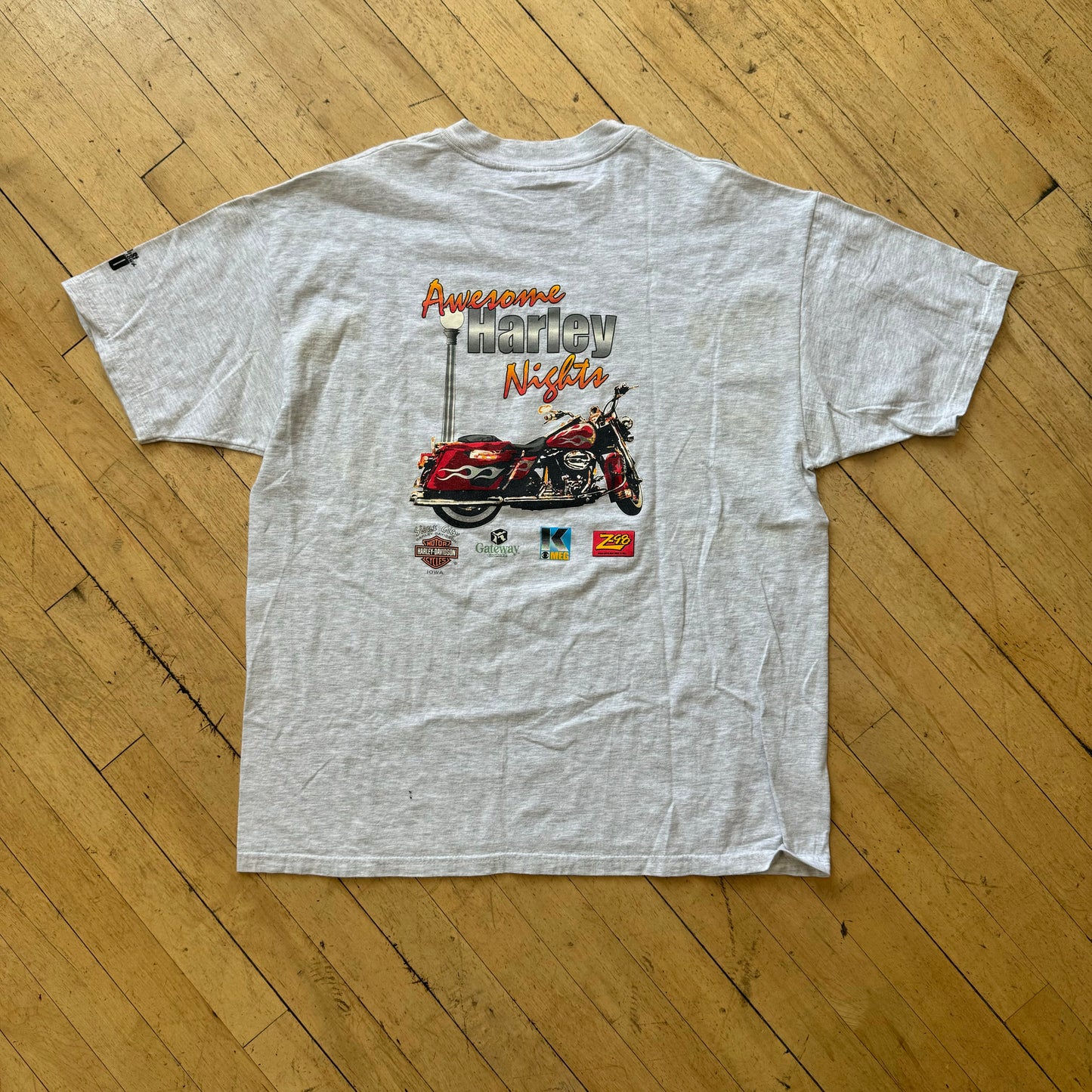 Vintage Harley Nights T-shirt Sz L