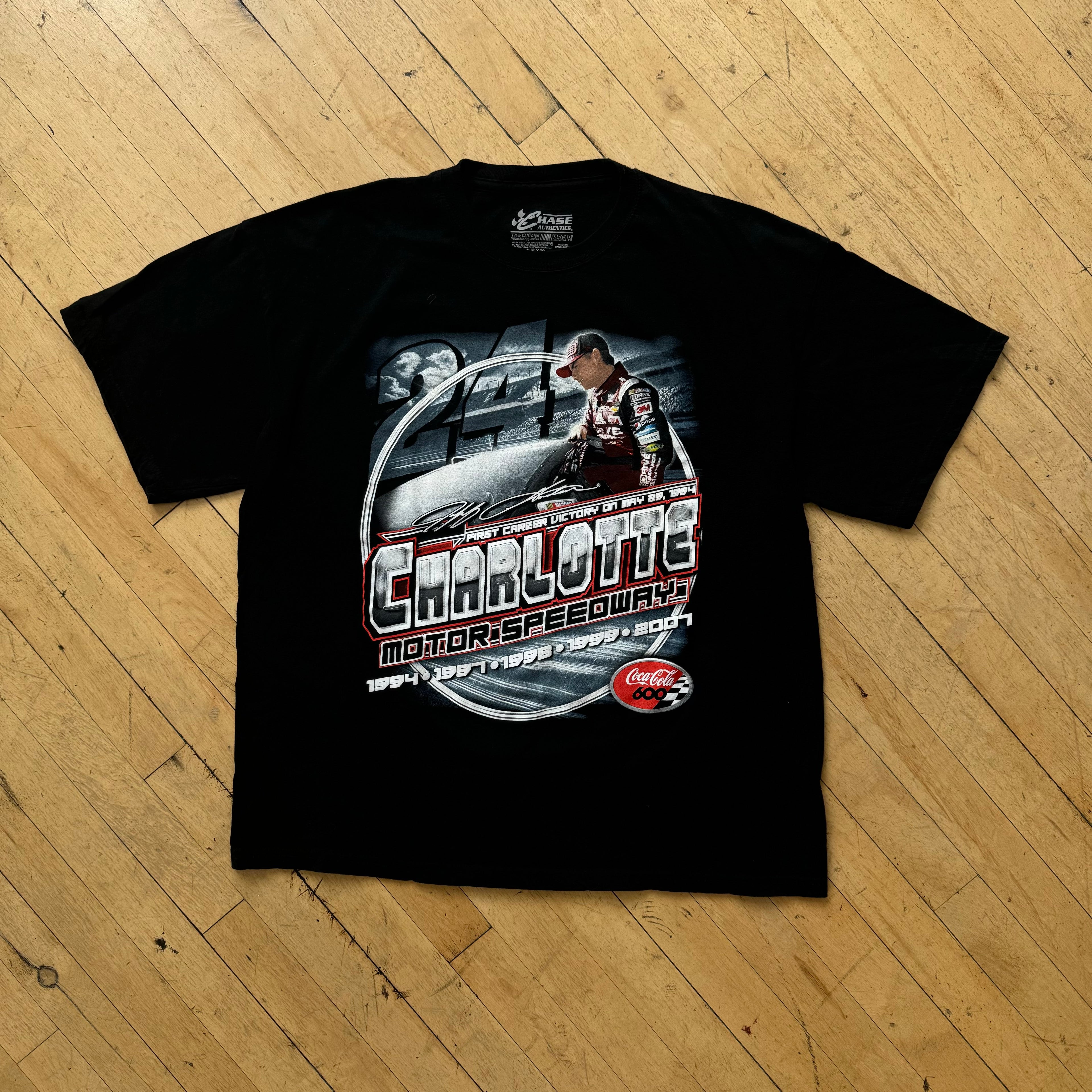 Jeff Gordon Charlotte Speedway T-shirt Sz XL