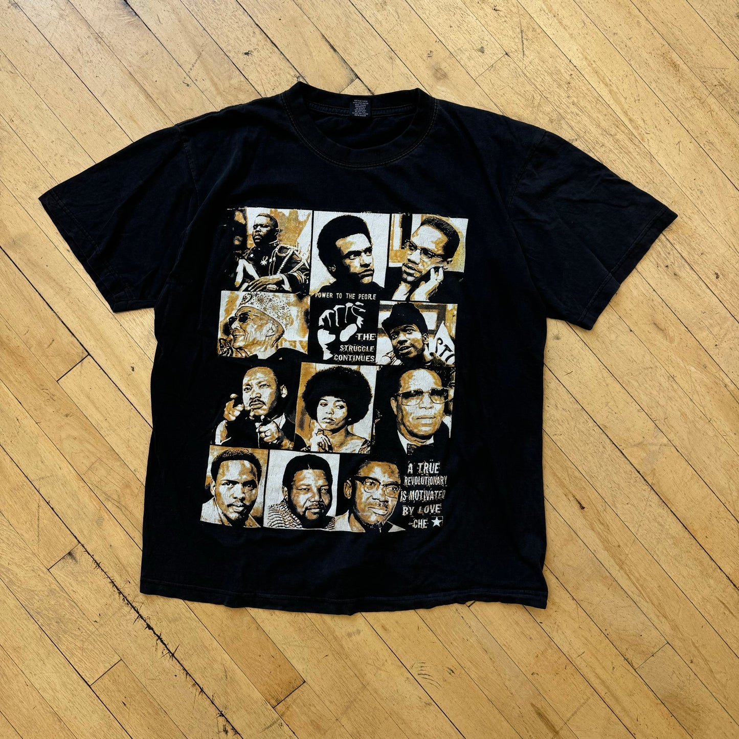 Vintage Power to the people T-shirt Sz L