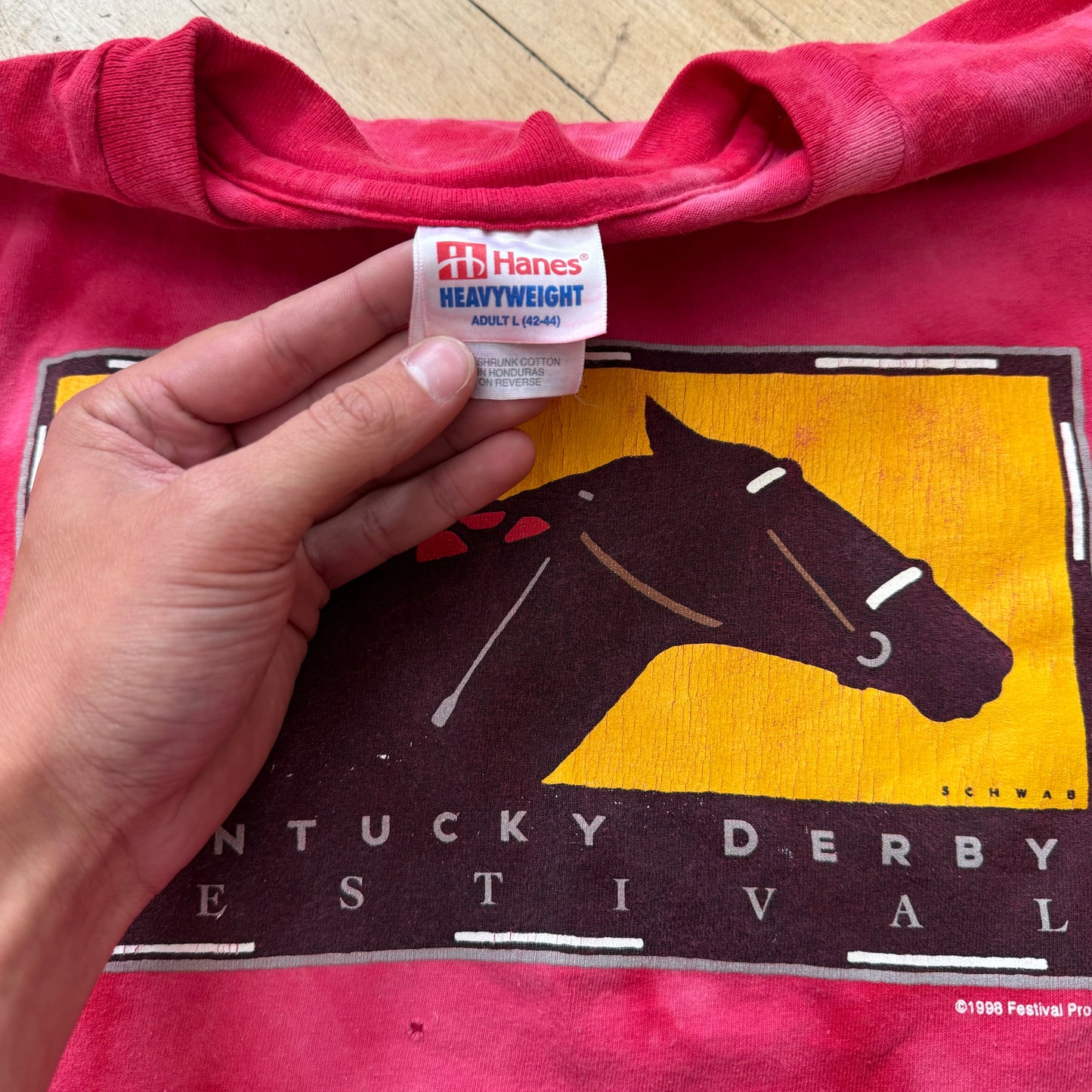 Vintage Kentucky Derby Festival T-shirt Sz L