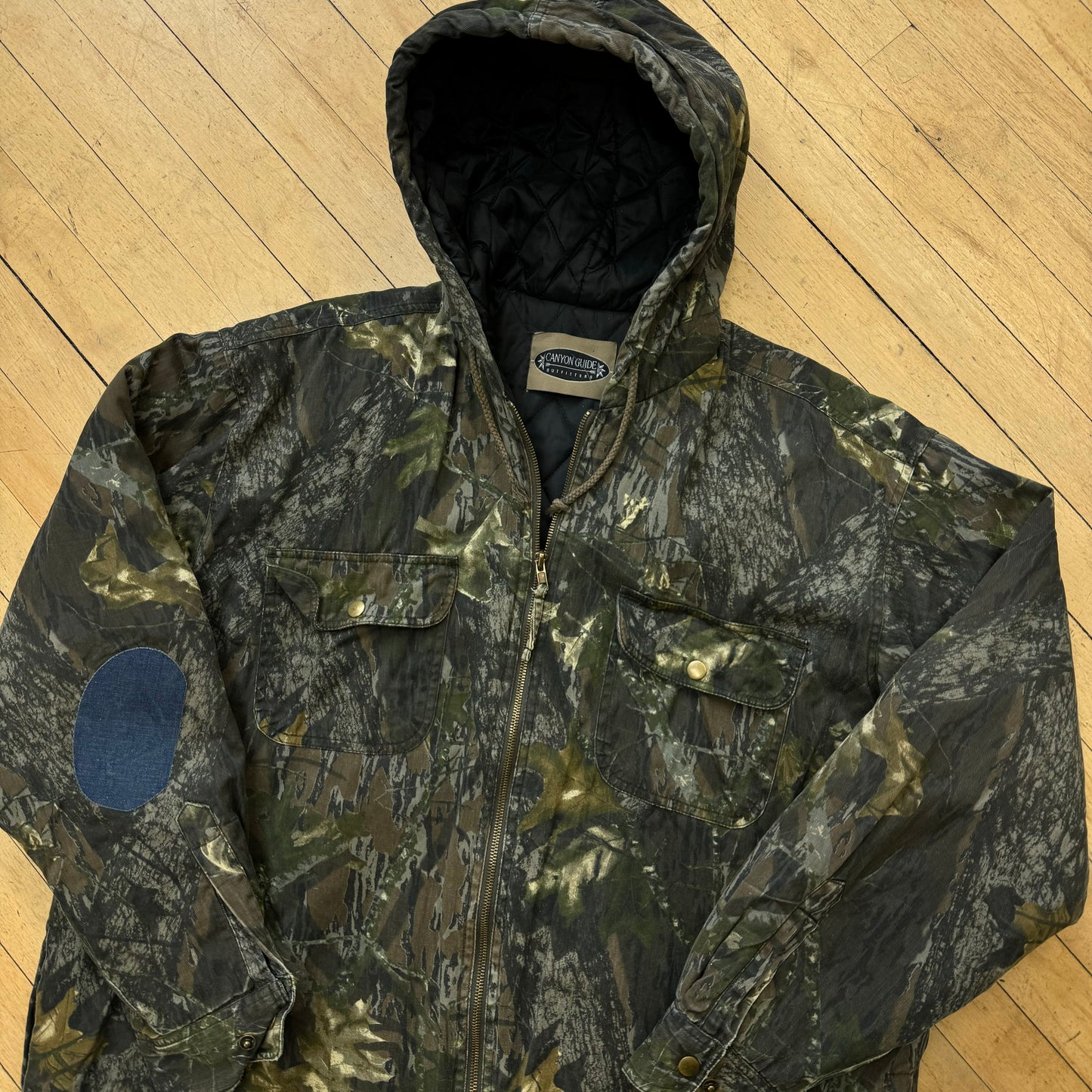 Y2K Camo Canyon Guide Workwear Jacket Sz L