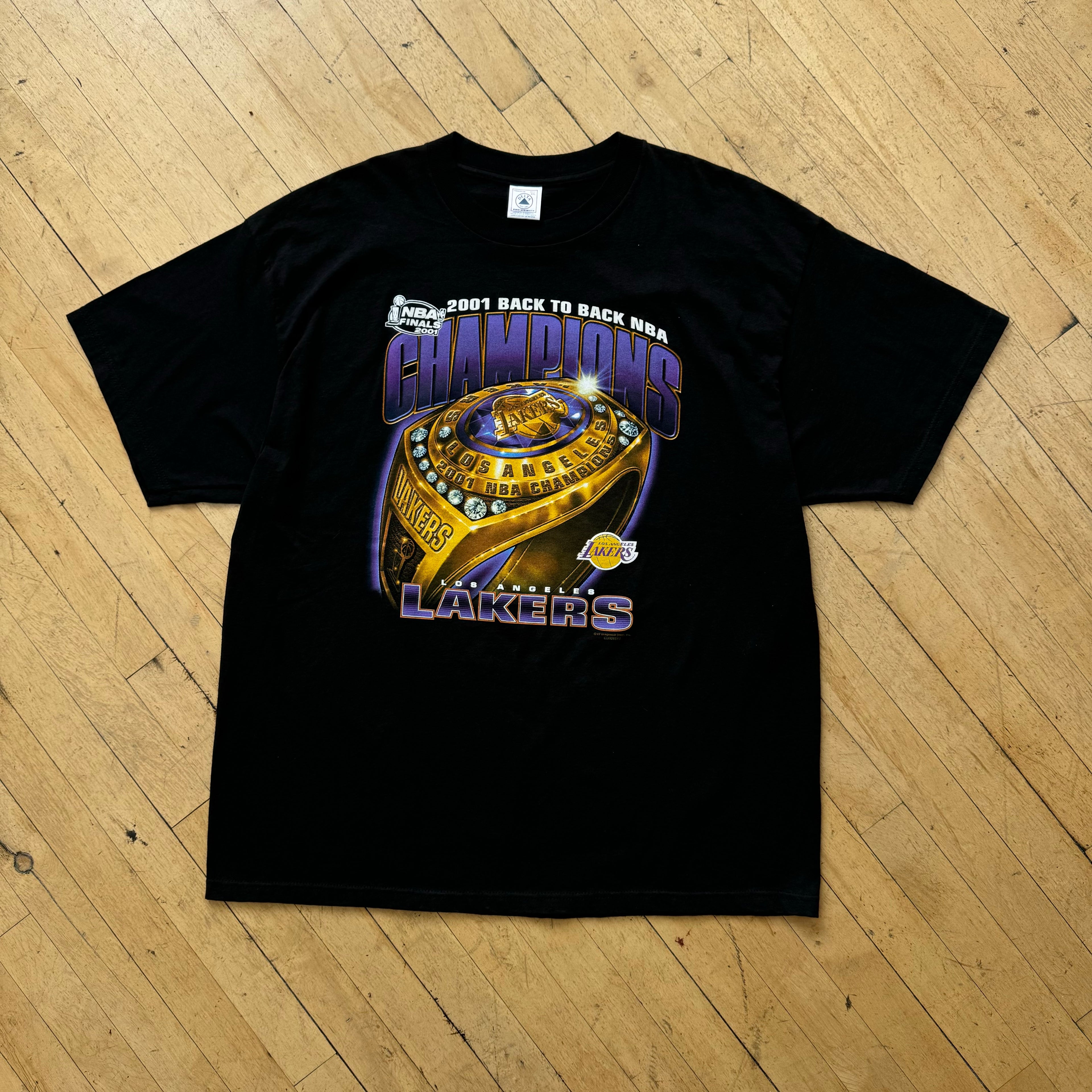 Vintage Las Angels Lakers Chanpions T-shirt Sz XXL