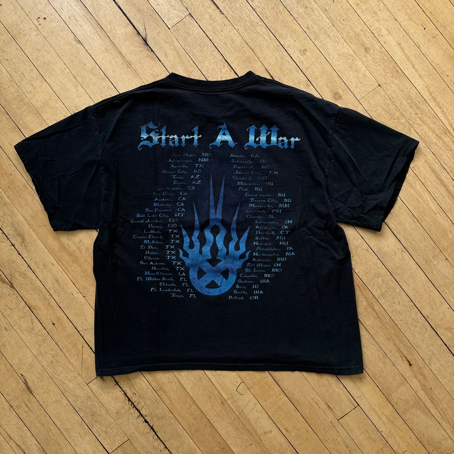 Vintage Static X Start A War T-shirt Sz XL