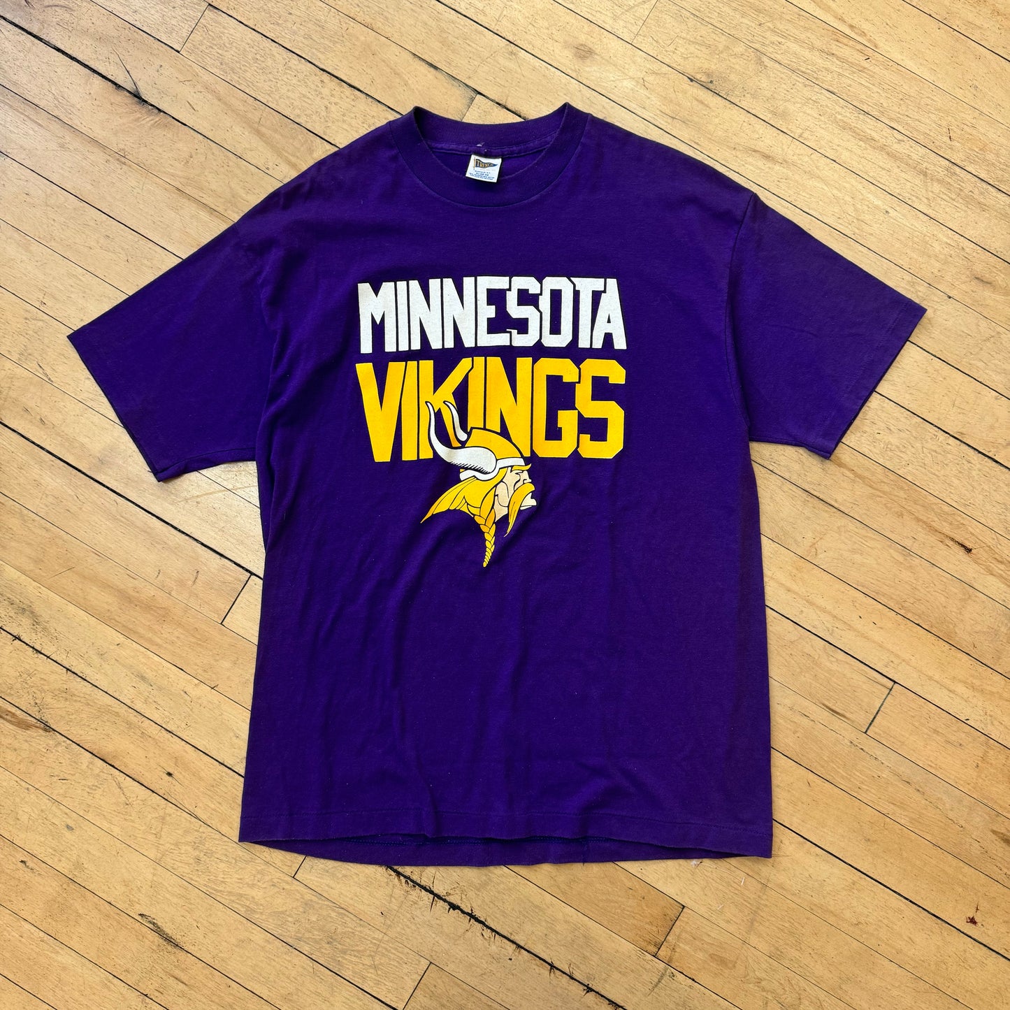 Vintage Minnesota Vikings Trench Sports T-shirt Sz M