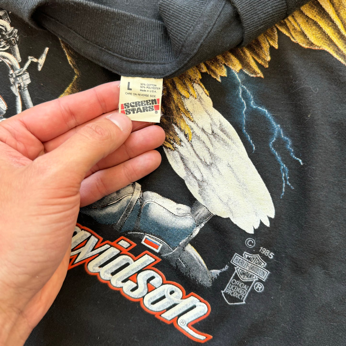 Vintage 80’s Harley Davidson T-shirt Sz L