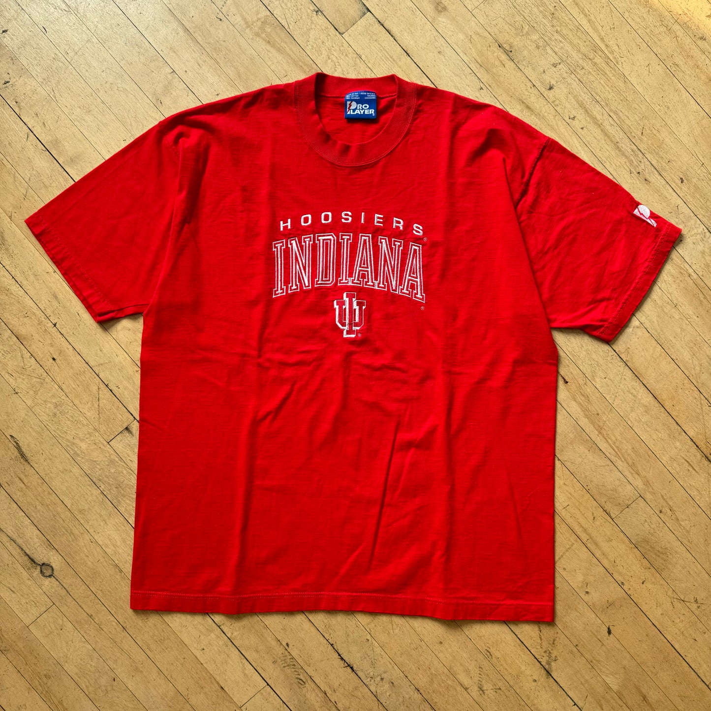 Vintage Indiana Hoosiers Embroidered T-shirt Sz XL