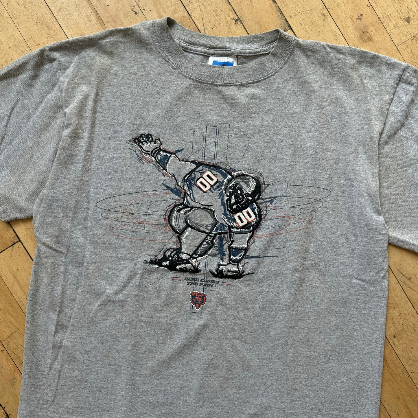 Vintage Chicago Bears Adidas T-shirt Sz M