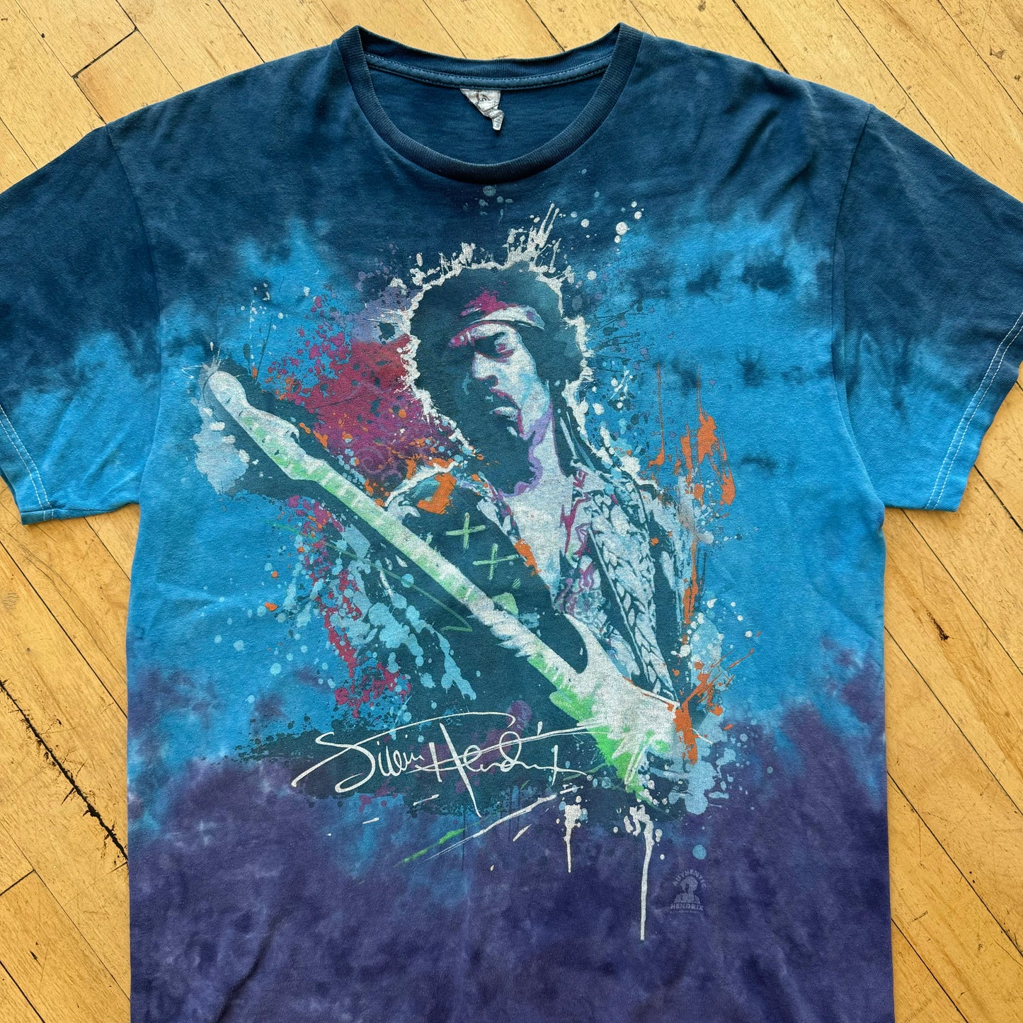 Y2K Jimmi Hendrix Tye Die T-shirt Sz L